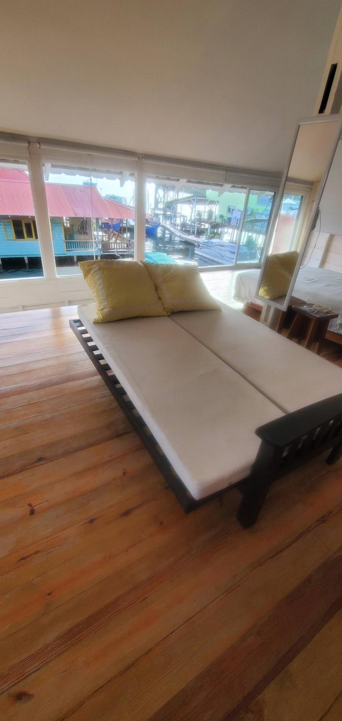 Chalet over the Caribbean sea