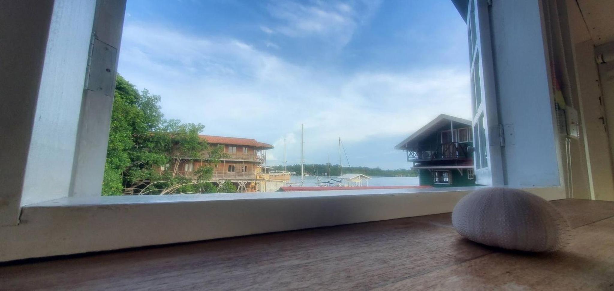 Chalet over the Caribbean sea