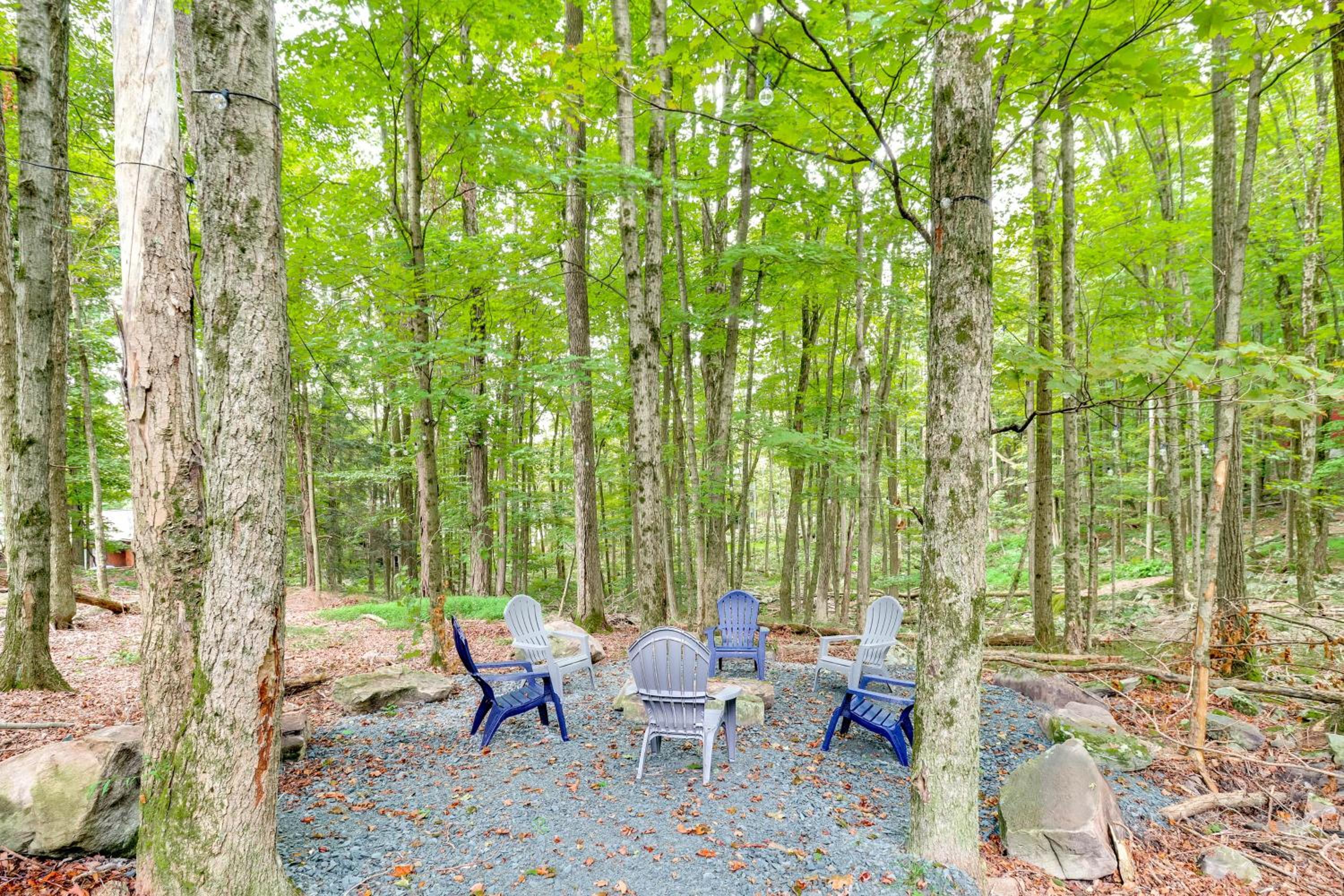 1 Mi to Lake, Golf and Ski Access The Hideout Home!