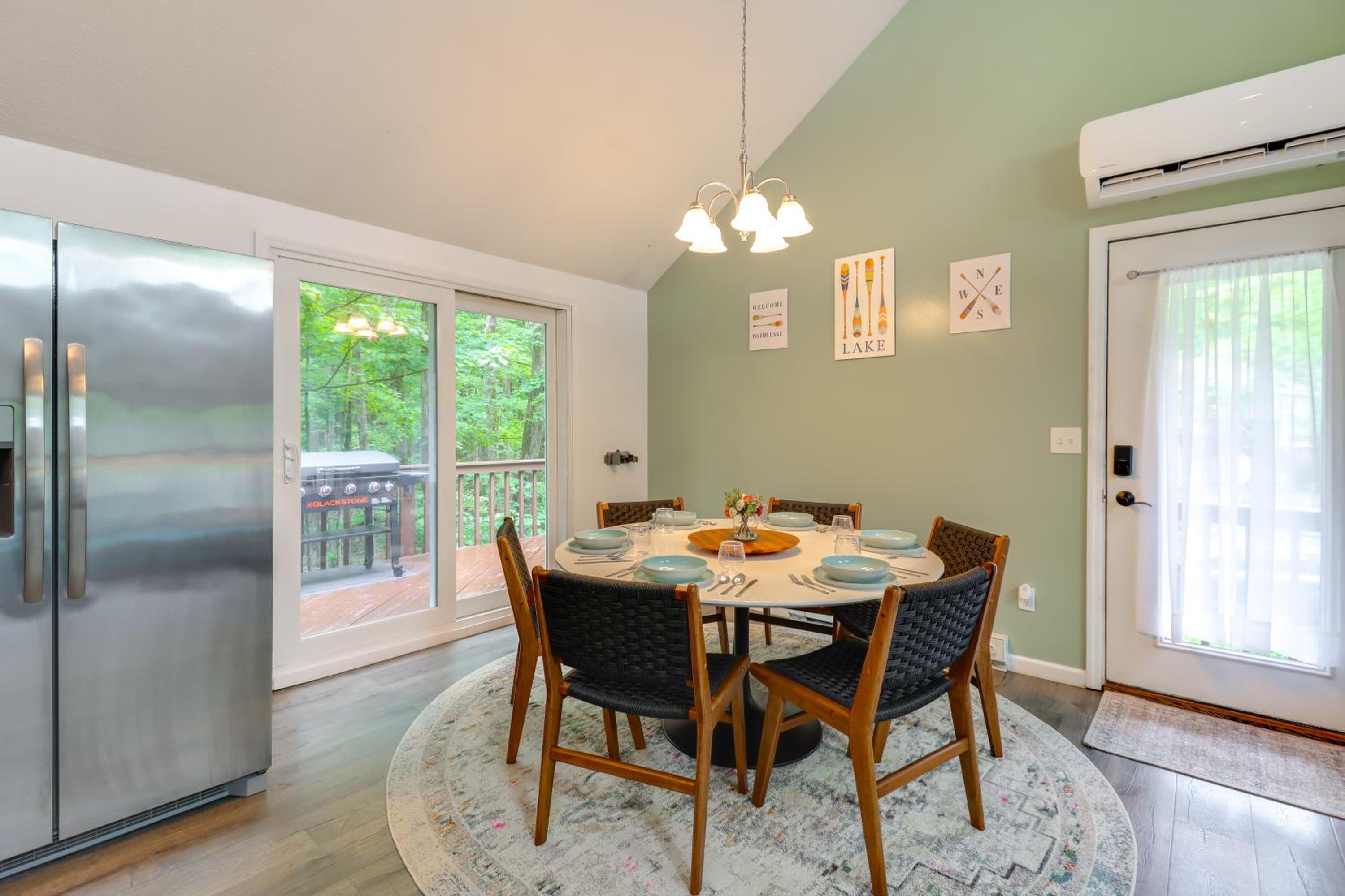 1 Mi to Lake, Golf and Ski Access The Hideout Home!