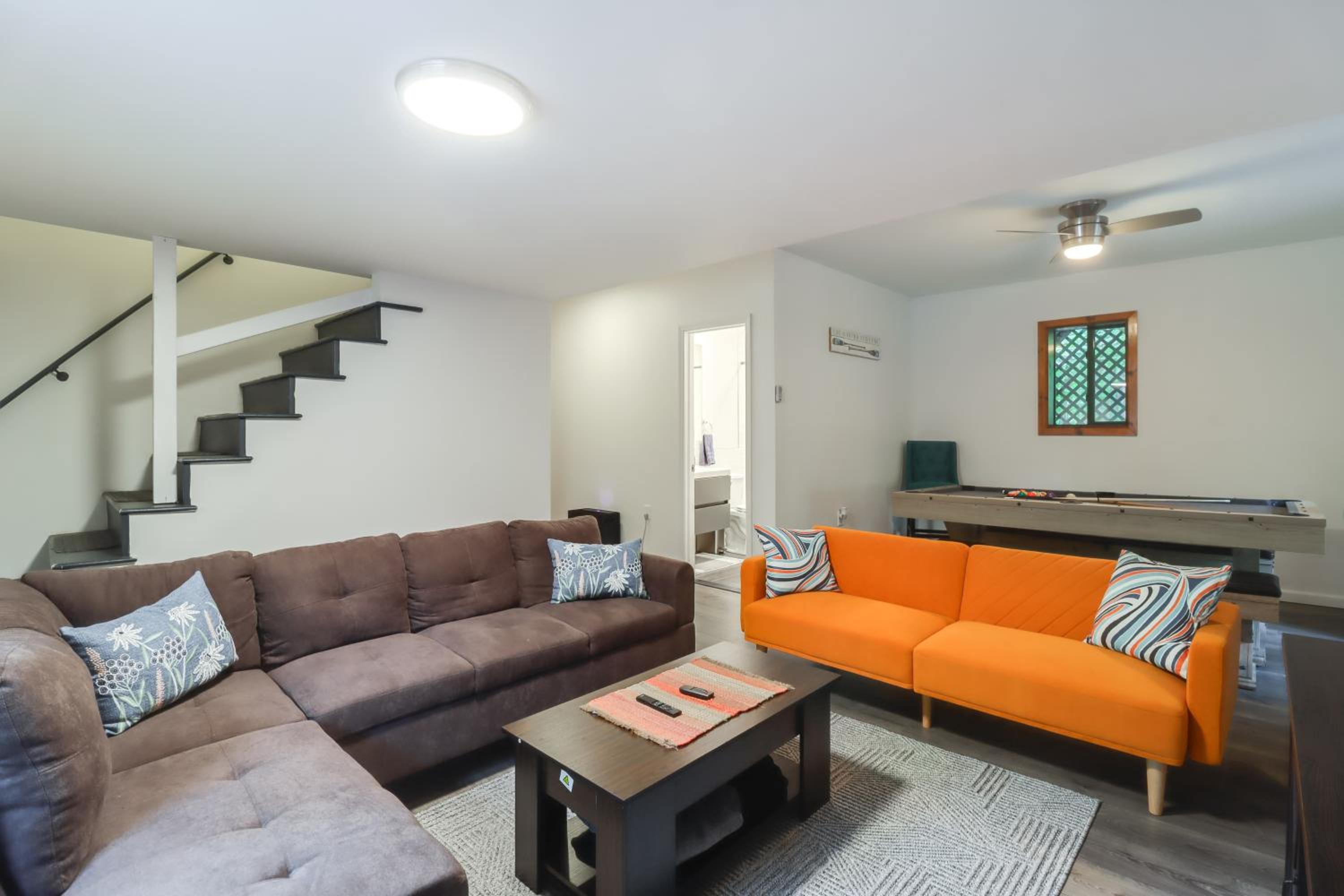 1 Mi to Lake, Golf and Ski Access The Hideout Home!