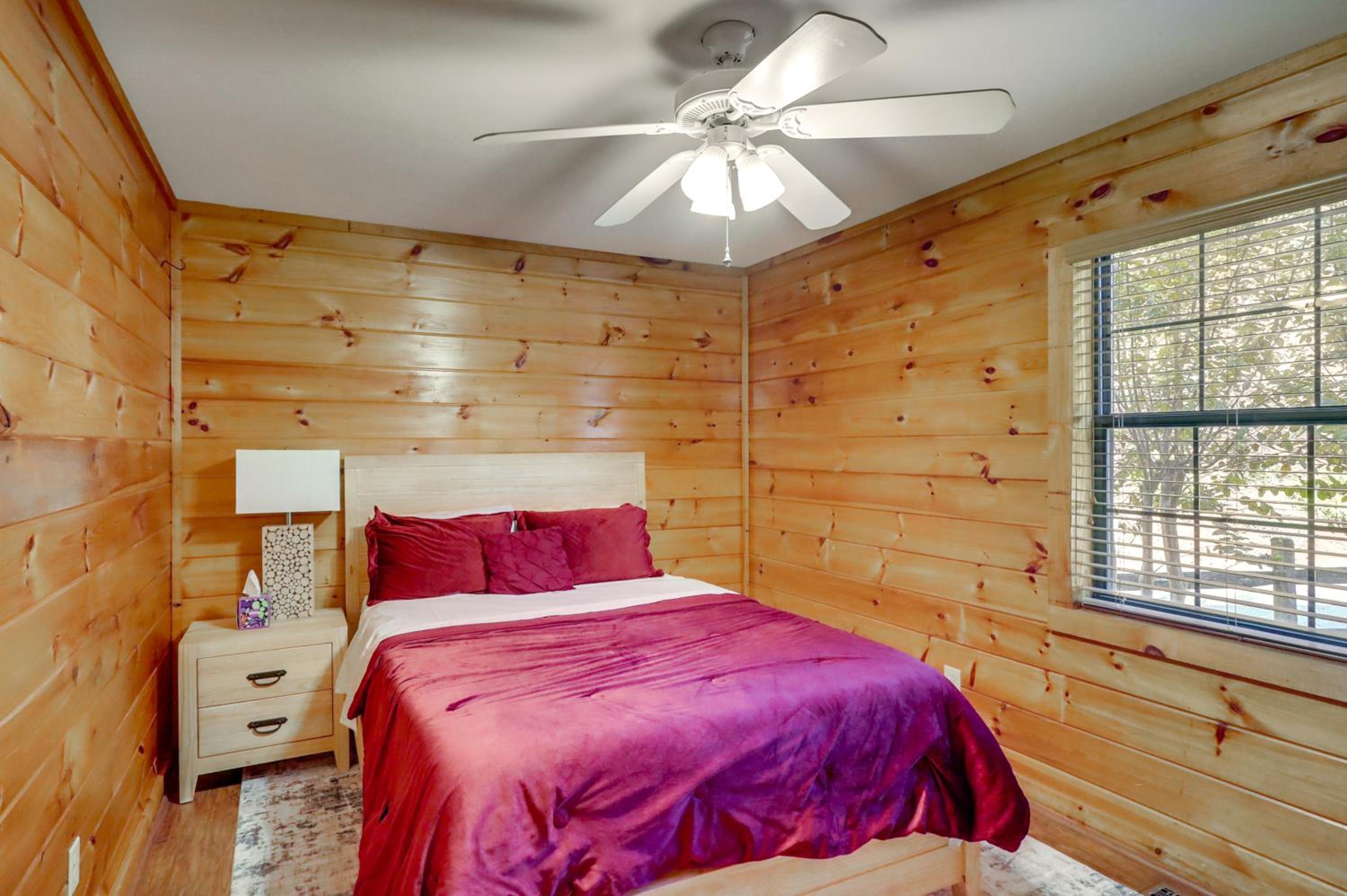 Steps to Lake Lanier Wooded Escape with Boat Dock