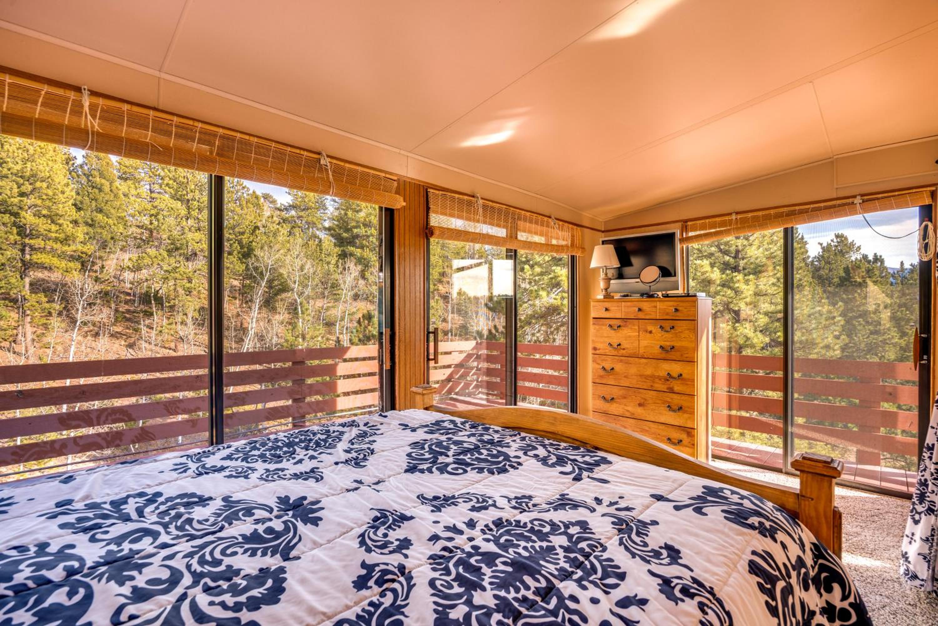 Close to Pike Natl Forest! Lake-View Family Cabin