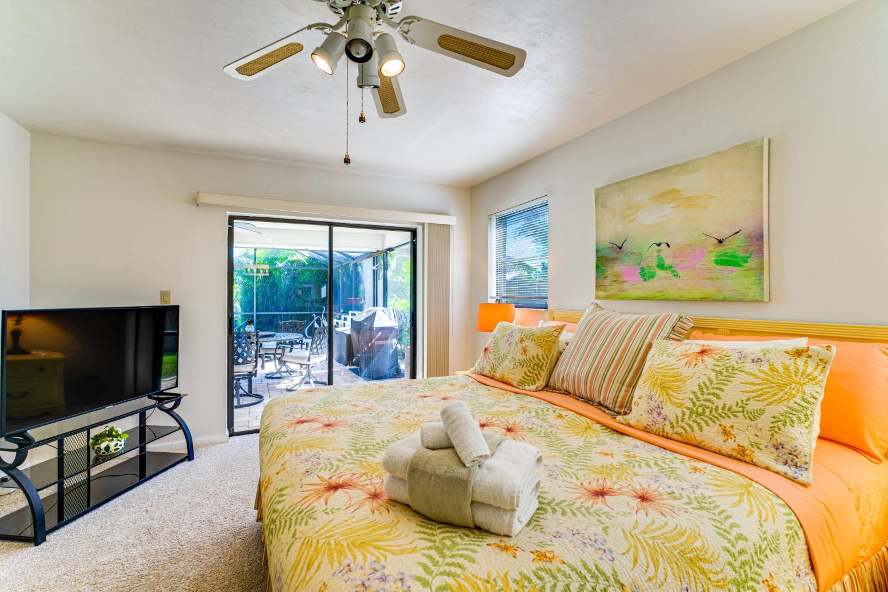 Canal-Front Escape with Dock and Pool in Cape Coral