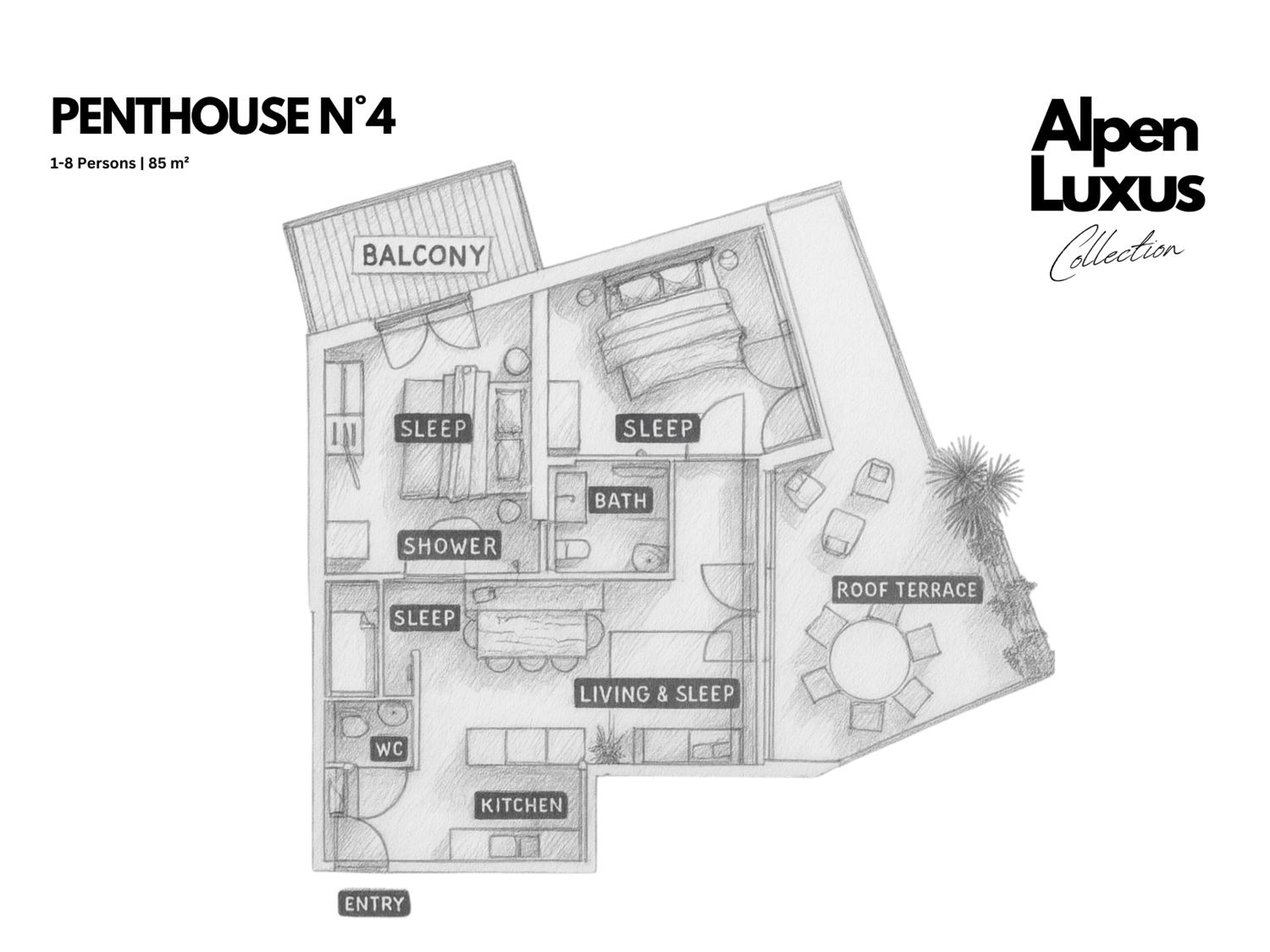 PENTHOUSE N`4 - by AlpenLuxus Collection