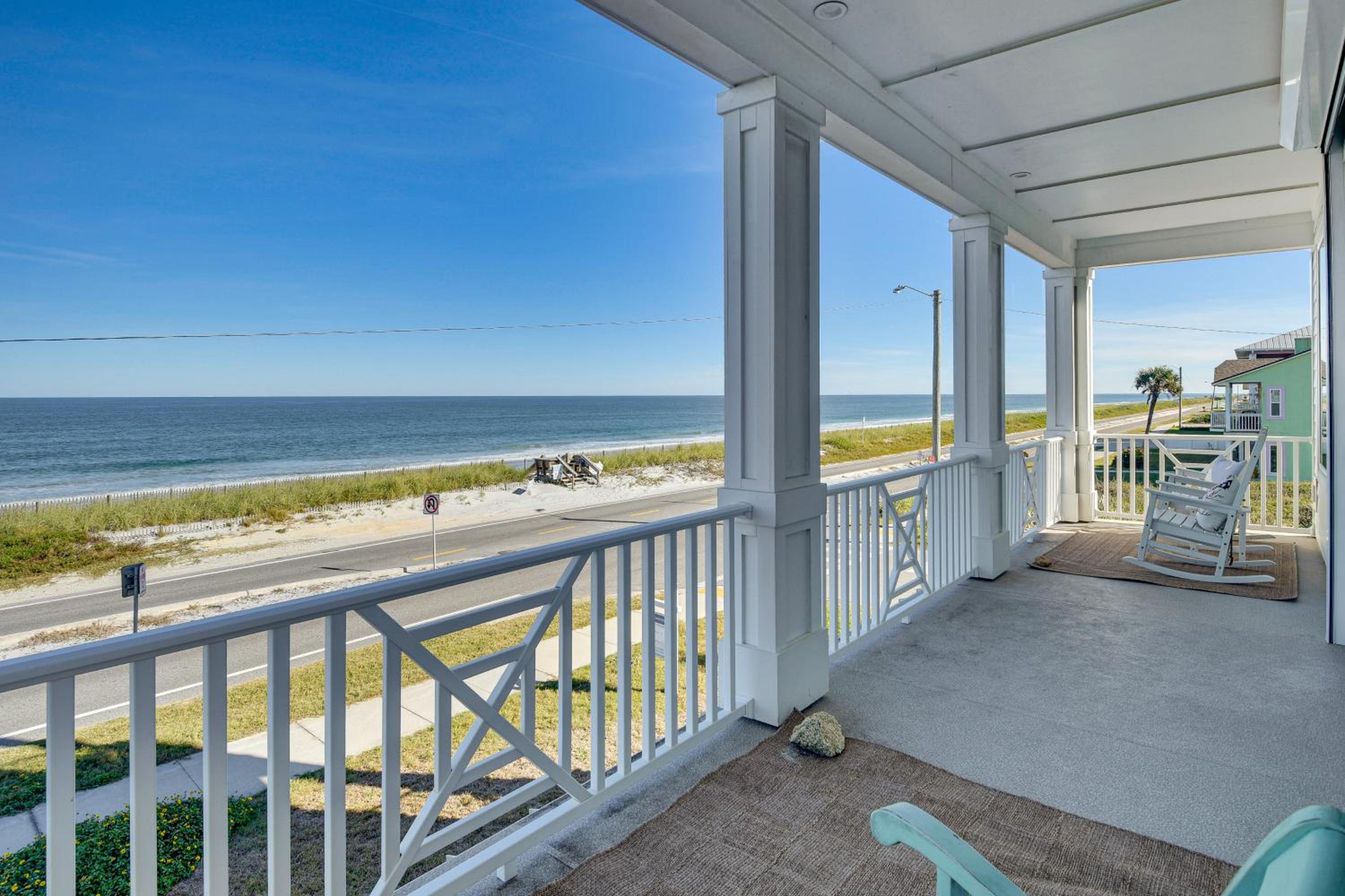 Oceanfront Retreat in Flagler Beach! Bright Apt