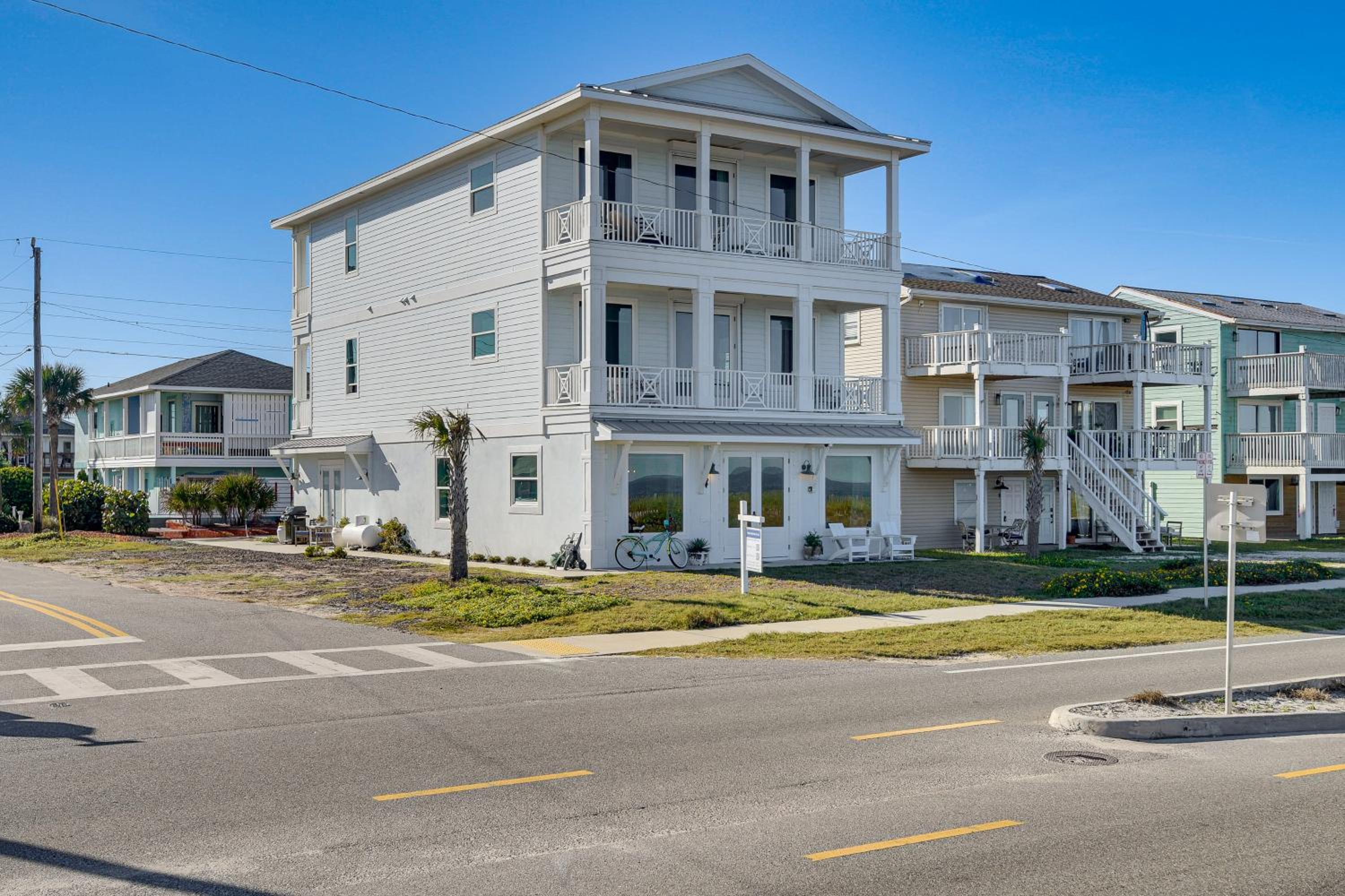 Oceanfront Retreat in Flagler Beach! Bright Apt