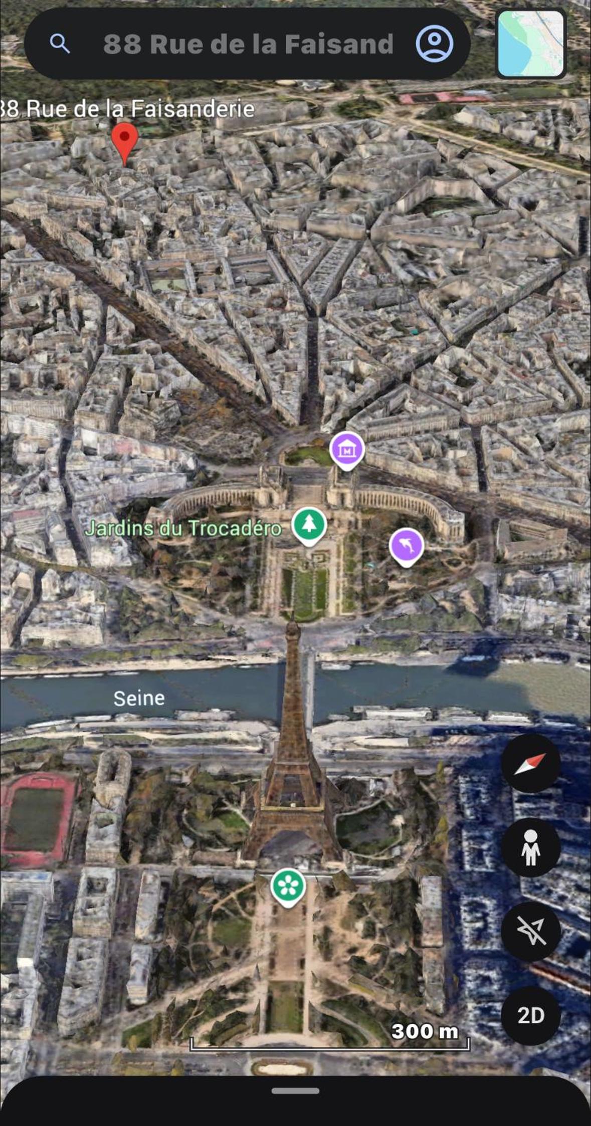 Tour Eiffel ,Champs-Élysées, Flandrin