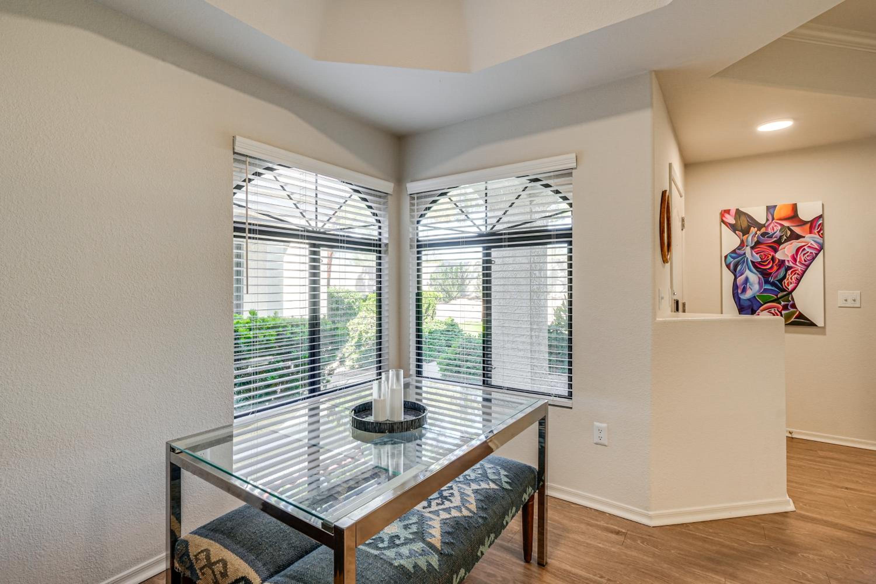 Patio and Community Perks Stylish Scottsdale Escape