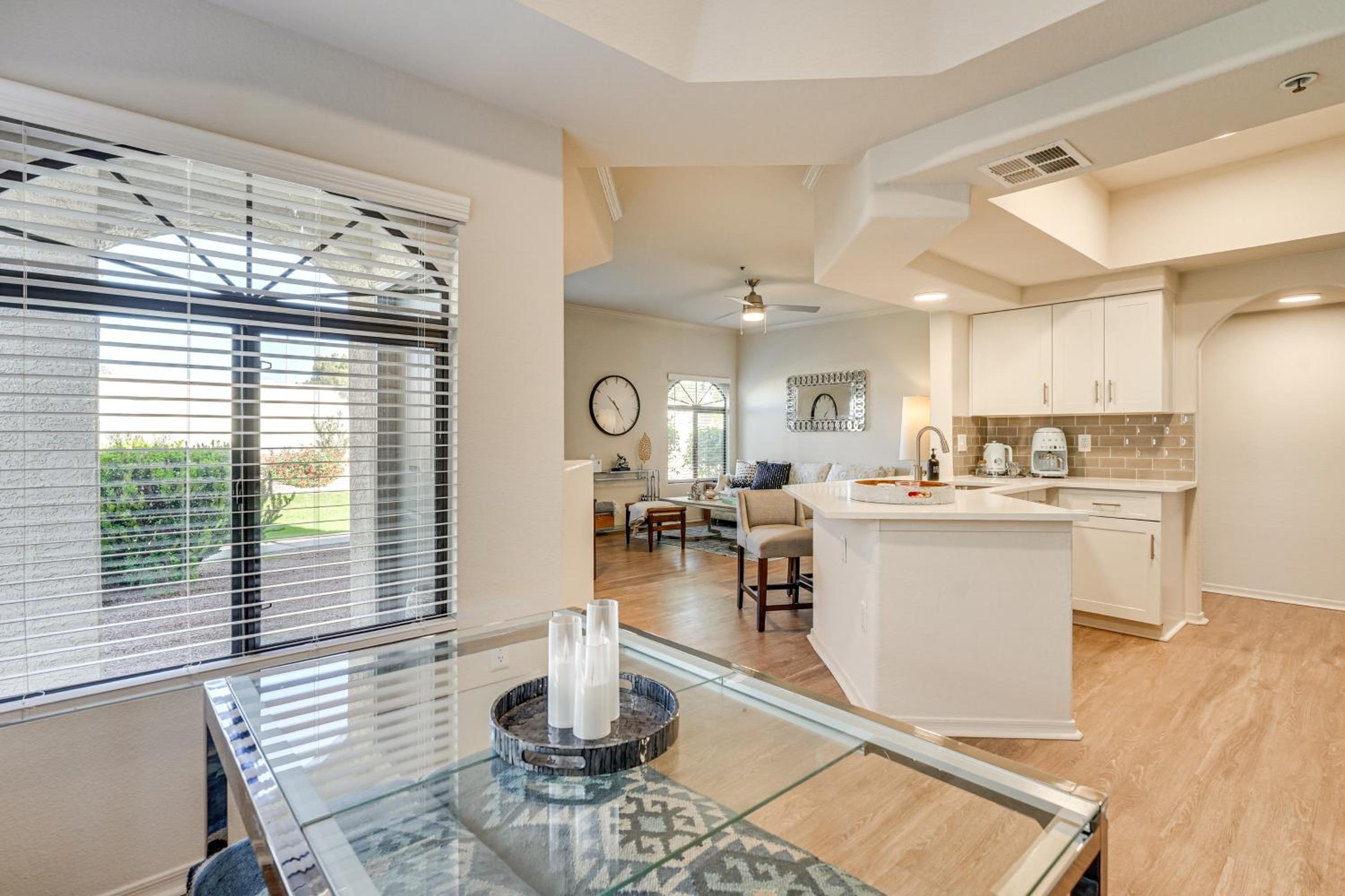 Patio and Community Perks Stylish Scottsdale Escape