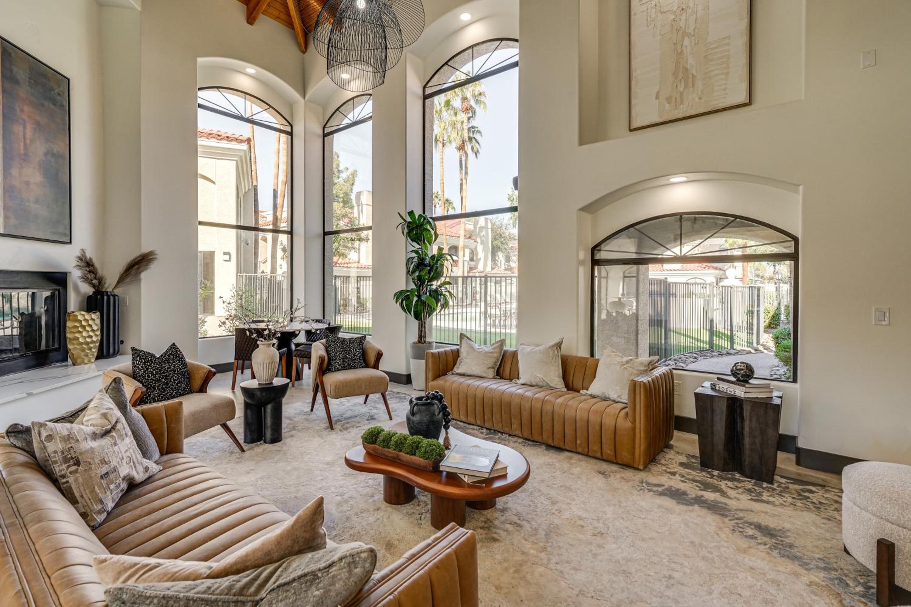 Patio and Community Perks Stylish Scottsdale Escape
