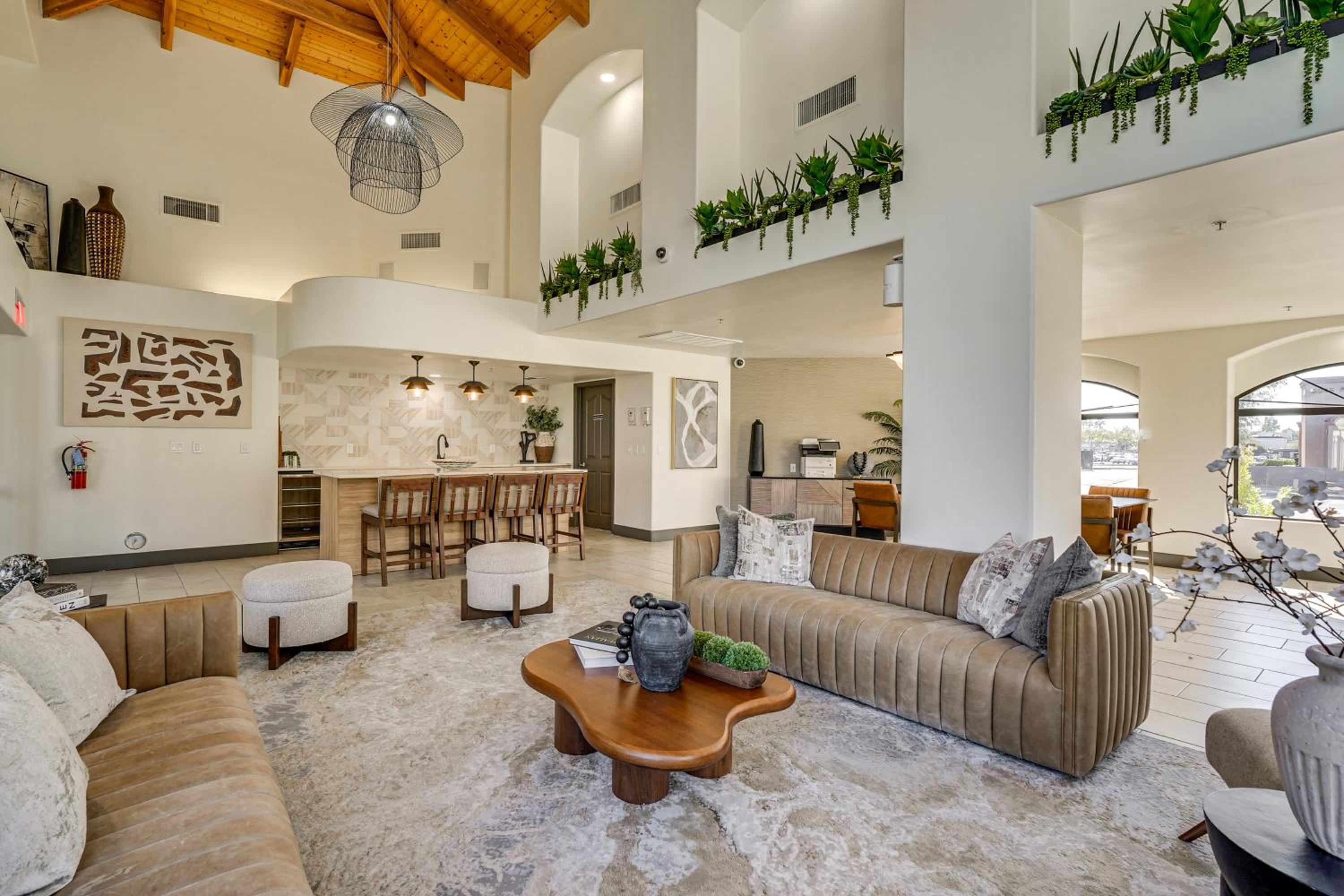 Patio and Community Perks Stylish Scottsdale Escape