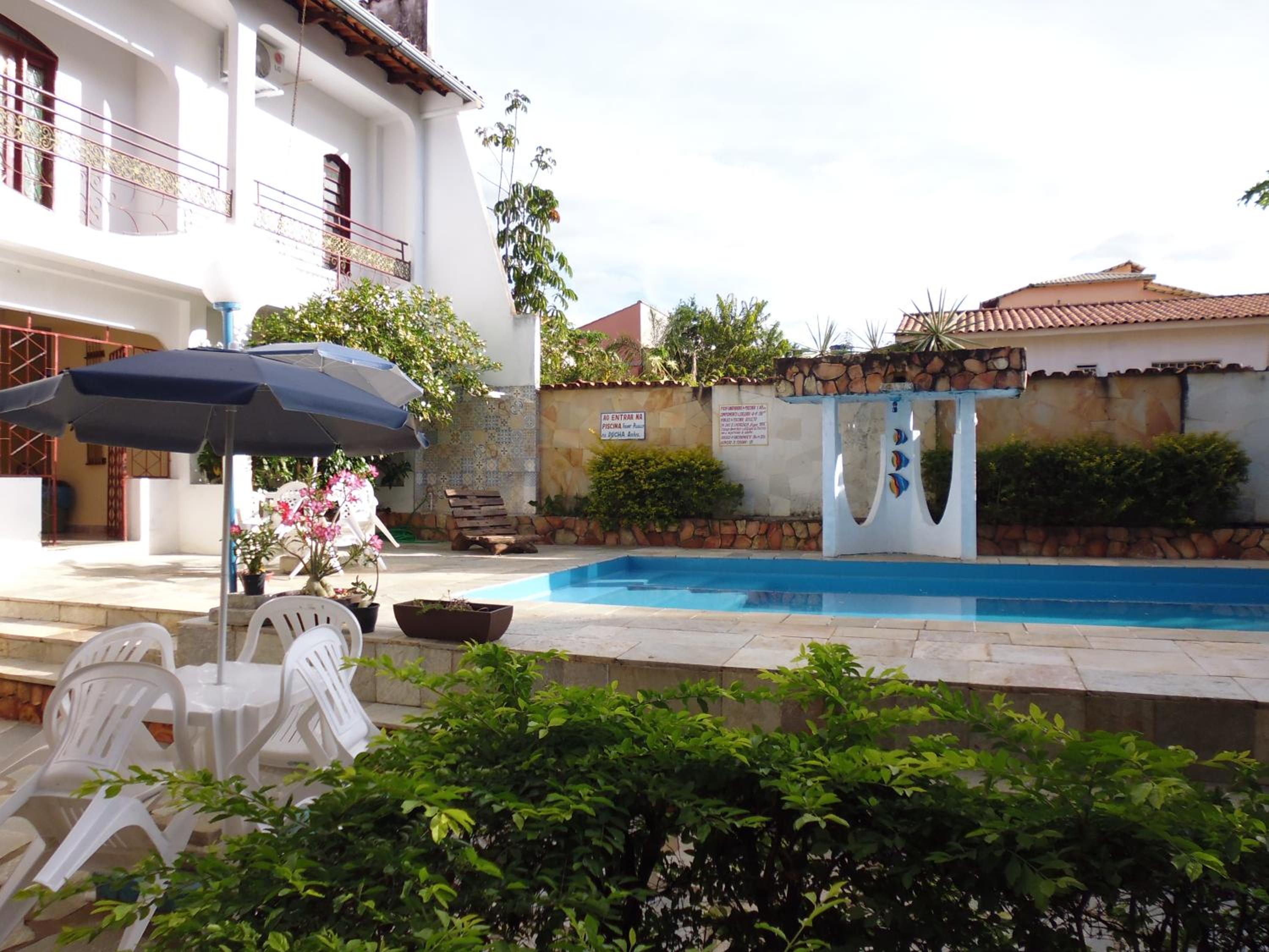 outdoor BBQ area