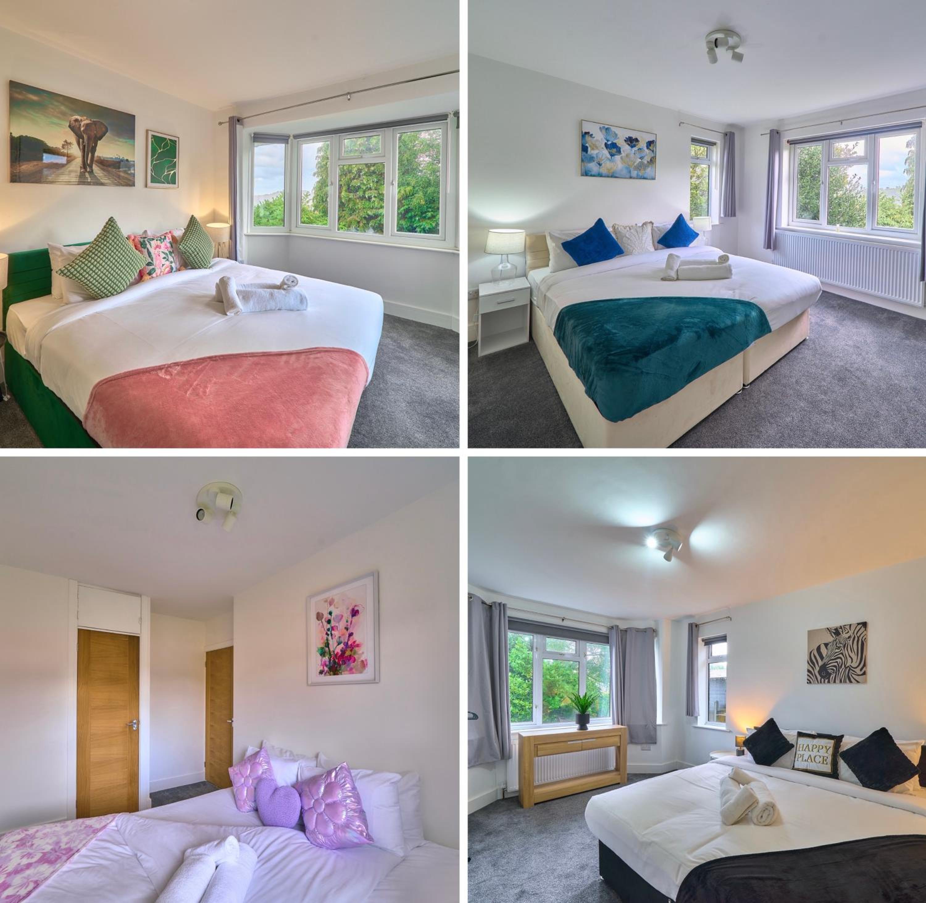 Spacious 4-Bedroom House in High Wycombe with Parking Fast WiFi