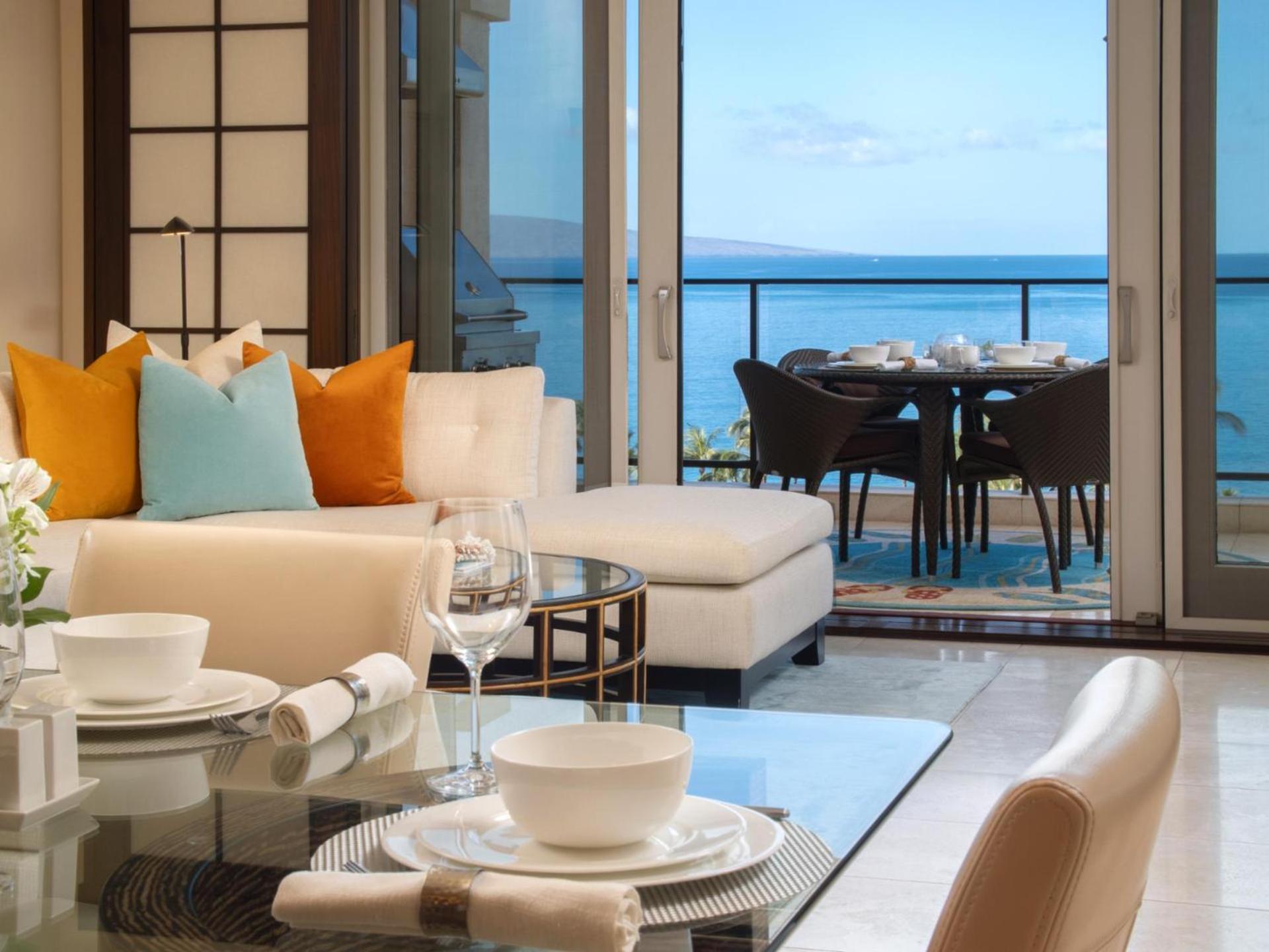 NEW Luxury 3 Bedroom Condo with Panoramic Ocean Views at Wailea Beach Villas Complimentary Rental Car WBV-PH505 by KBM Resorts