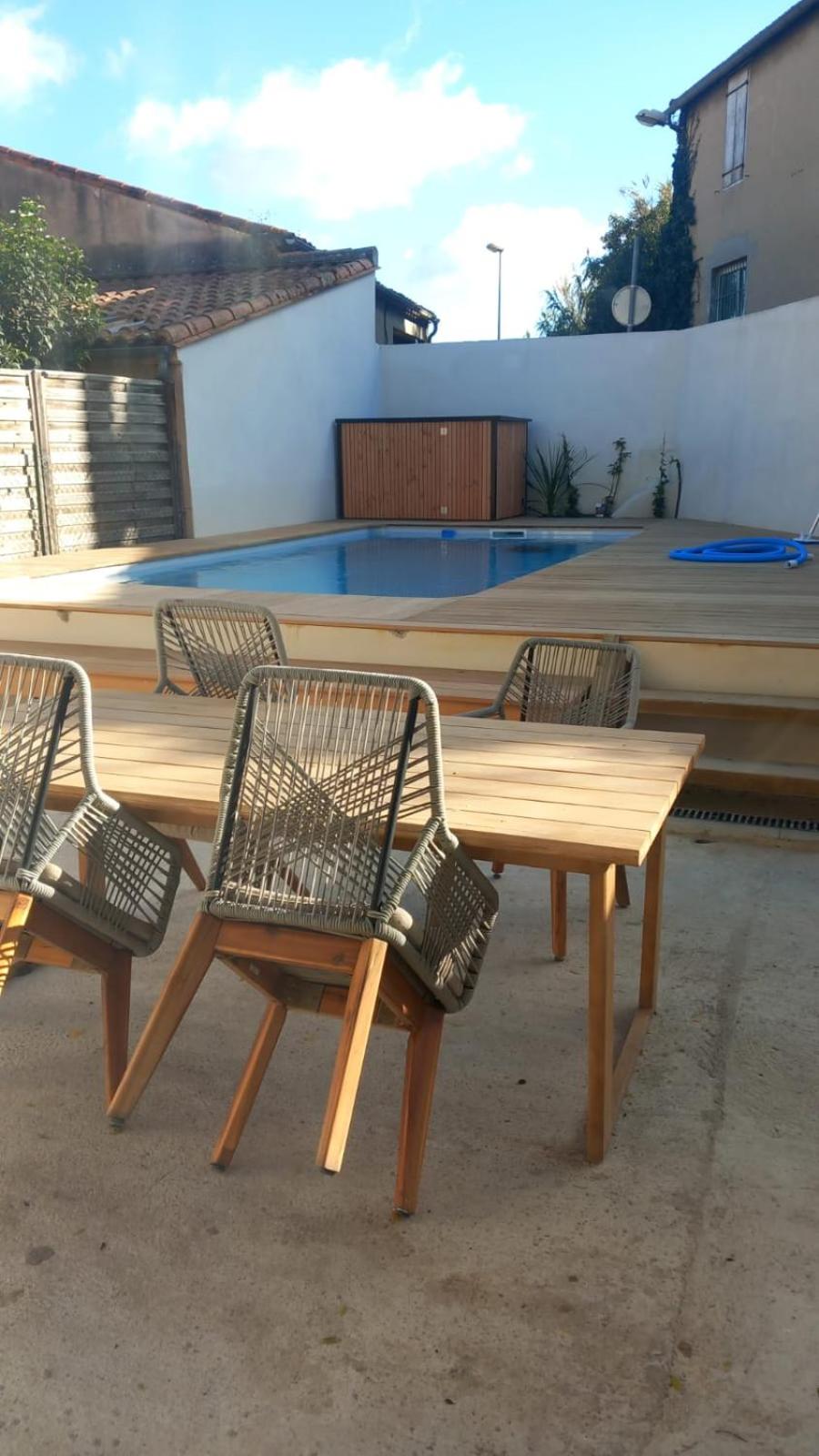 Maison Nomade piscine privée, parking et clim