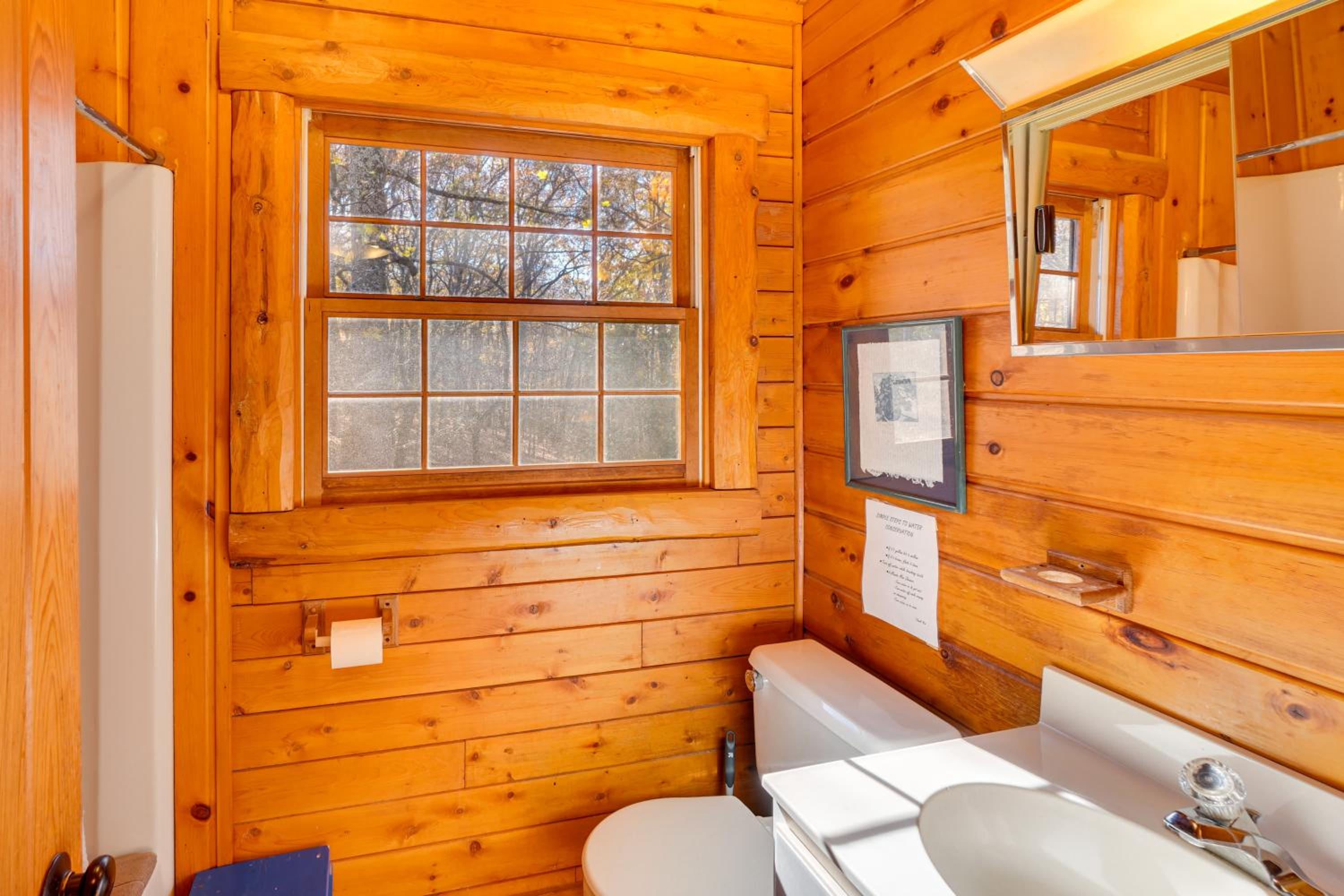 On-Site Trails, Pond! Rustic Harpers Ferry Cabin
