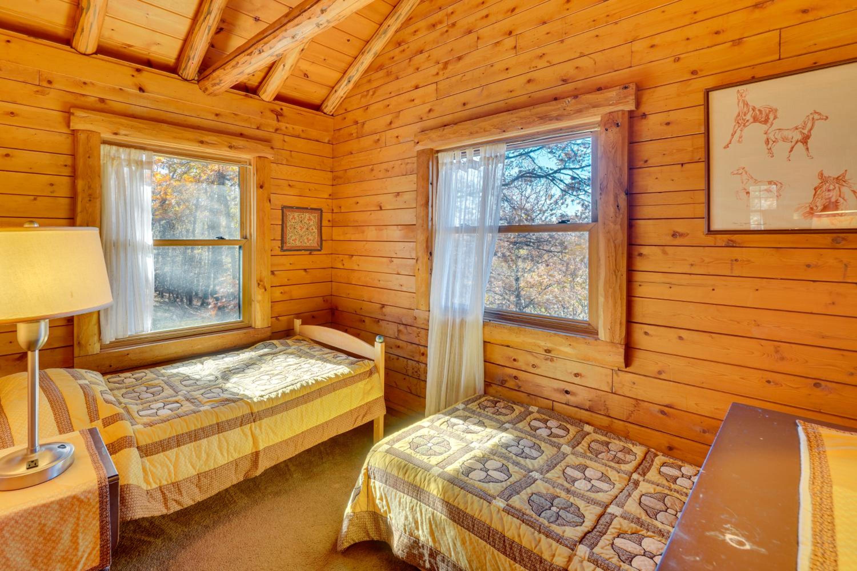 On-Site Trails, Pond! Rustic Harpers Ferry Cabin