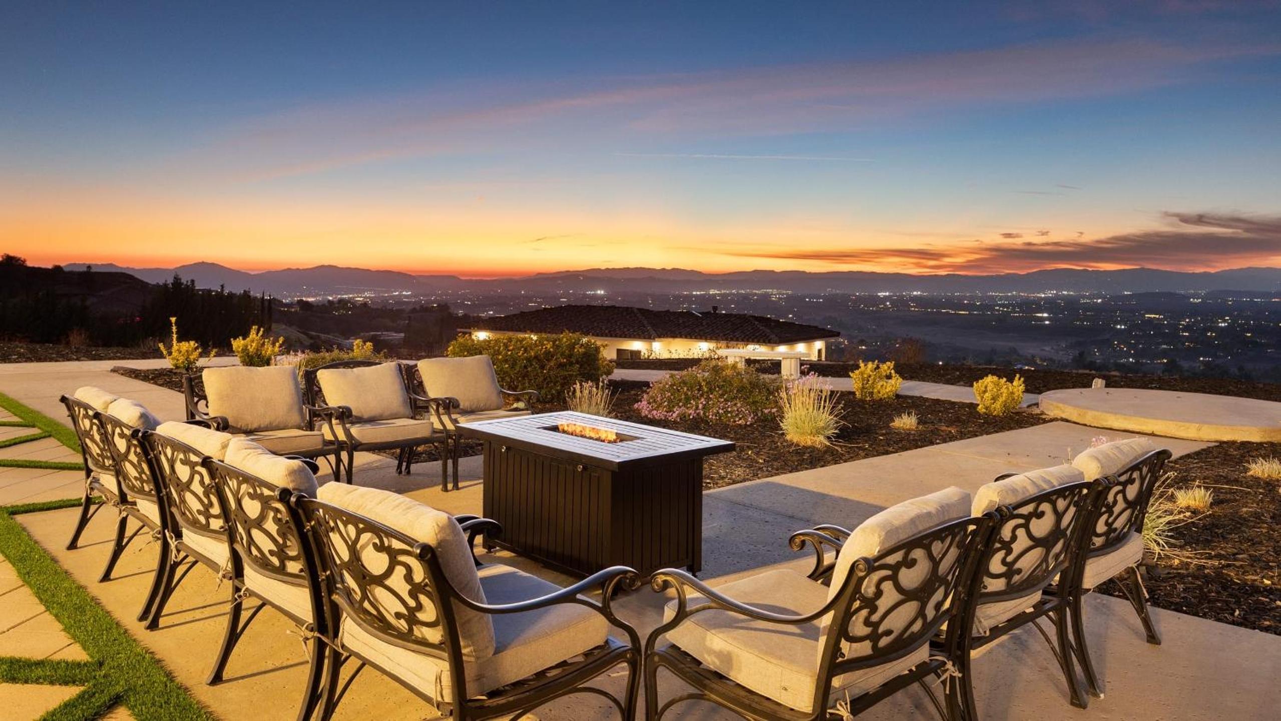 Temecula Stay w Pool Movie Room Sauna Tennis Court Panoramic Valley Views Via de Oro Estate by Avantstay