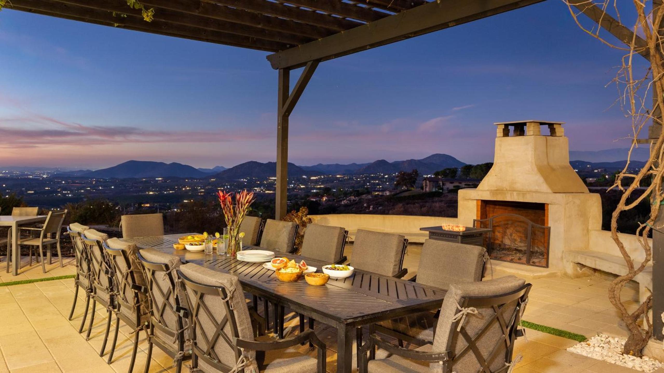Temecula Stay w Pool Movie Room Sauna Tennis Court Panoramic Valley Views Via de Oro Estate by Avantstay