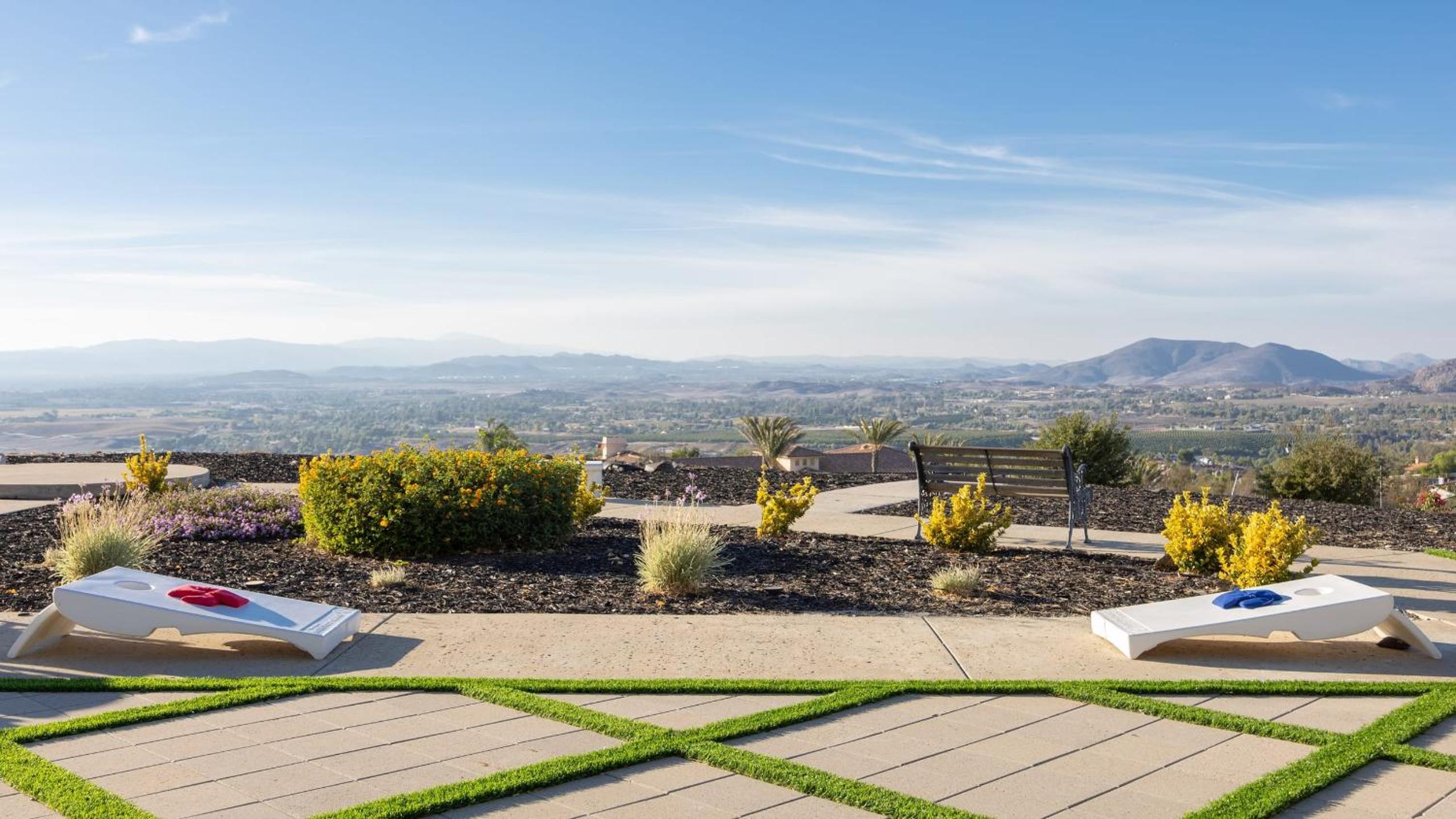 Temecula Stay w Pool Movie Room Sauna Tennis Court Panoramic Valley Views Via de Oro Estate by Avantstay