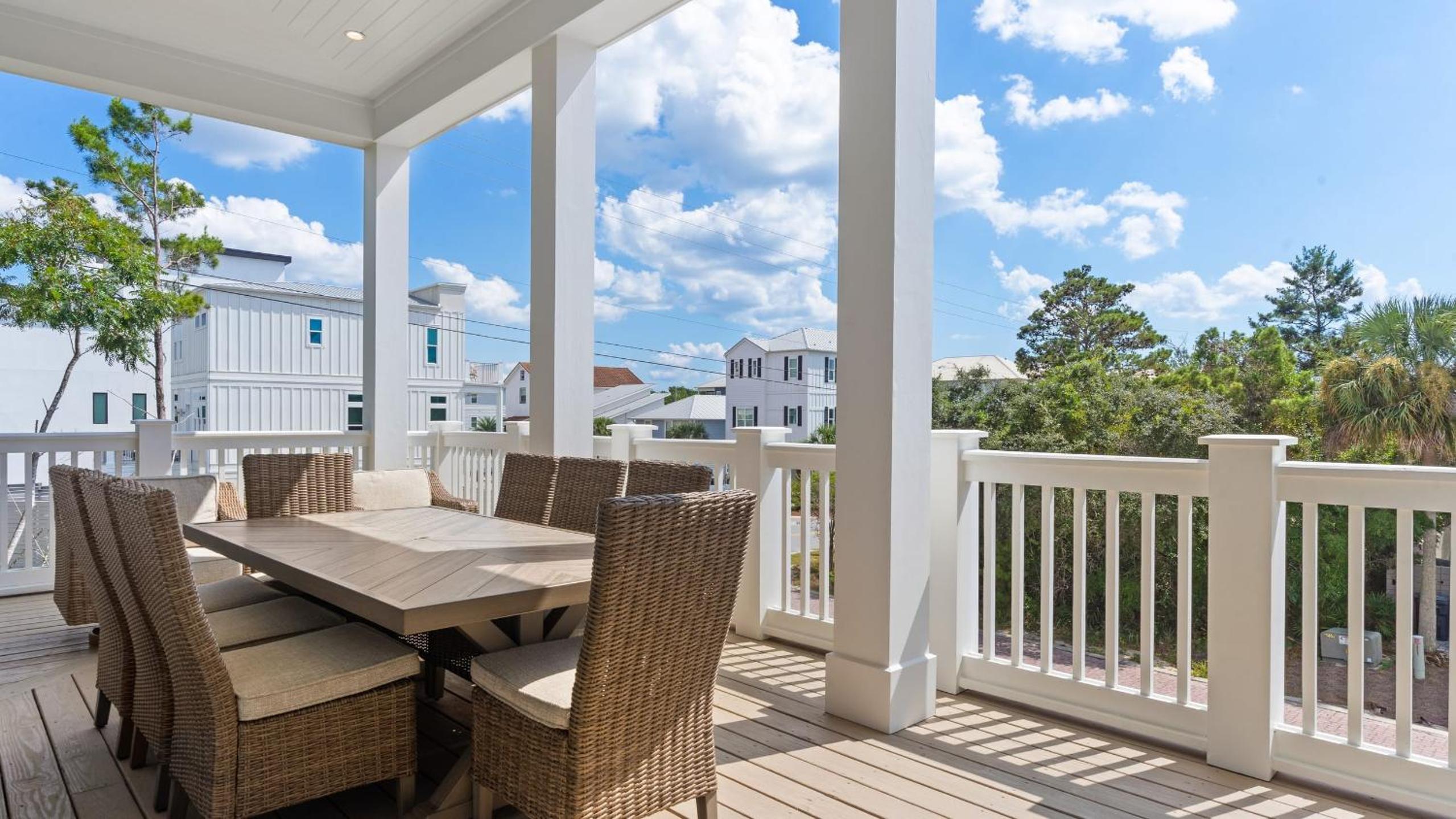 Spacious Coastal Retreat Near Inlet Beach with Bikes Balconies Modern Design Bluewater View by Avantstay