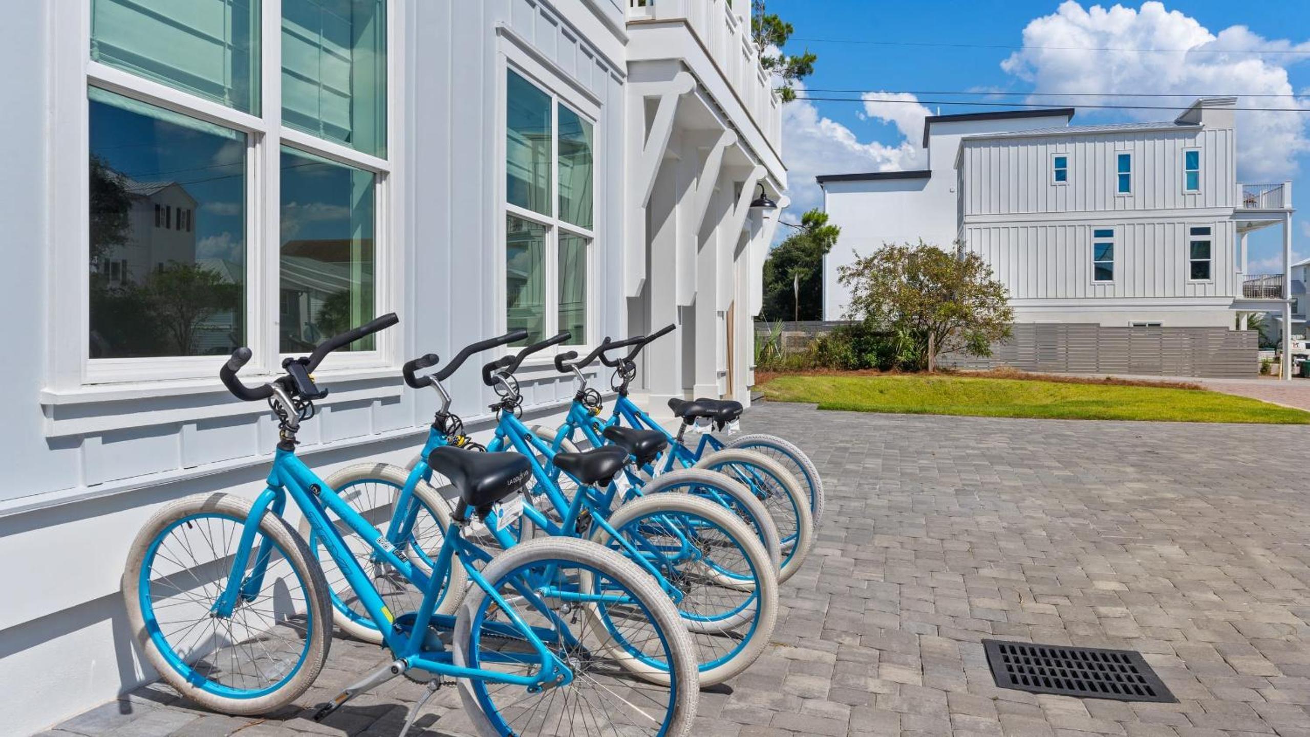 Spacious Coastal Retreat Near Inlet Beach with Bikes Balconies Modern Design Bluewater View by Avantstay