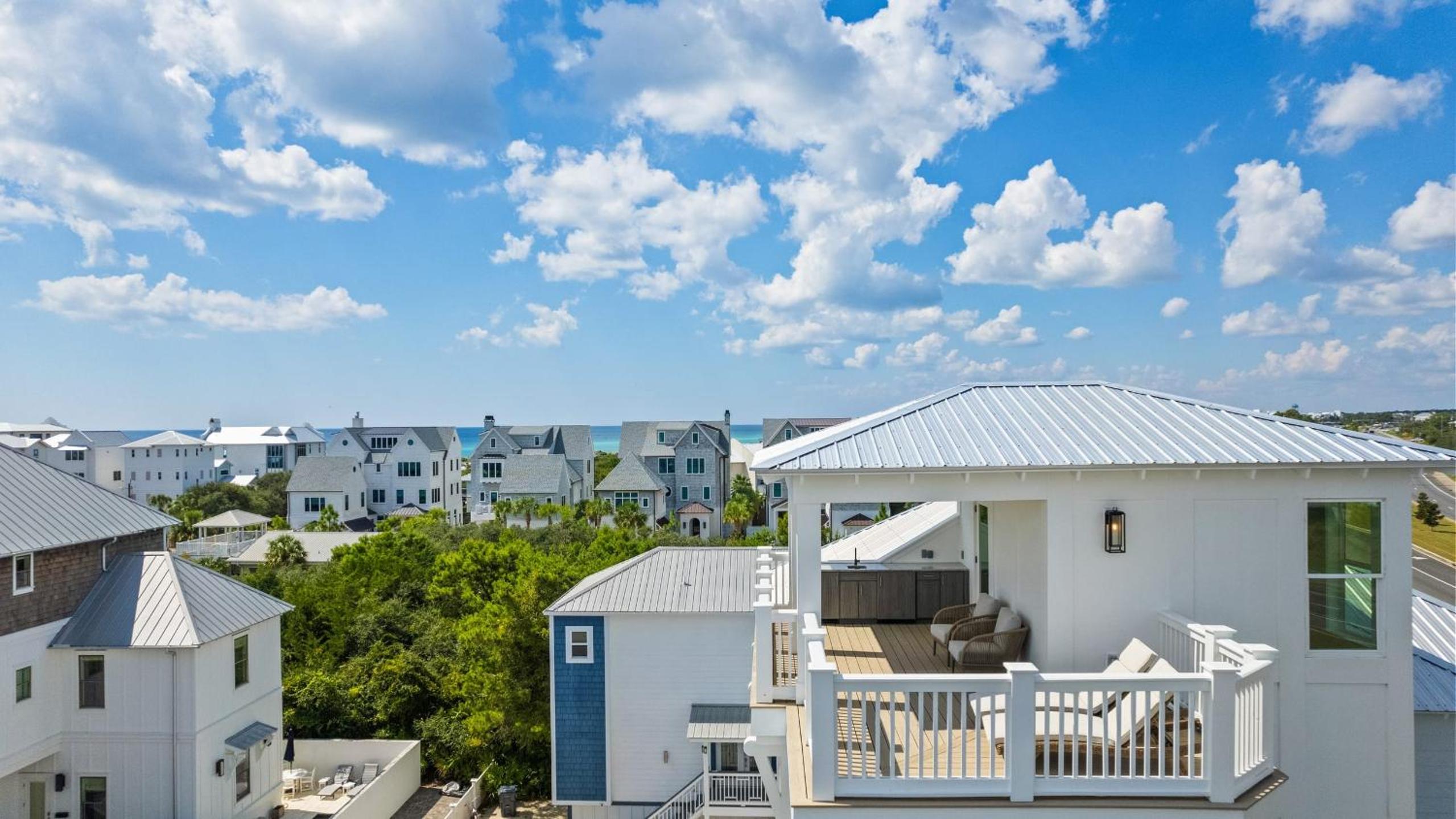 Spacious Coastal Retreat Near Inlet Beach with Bikes Balconies Modern Design Bluewater View by Avantstay