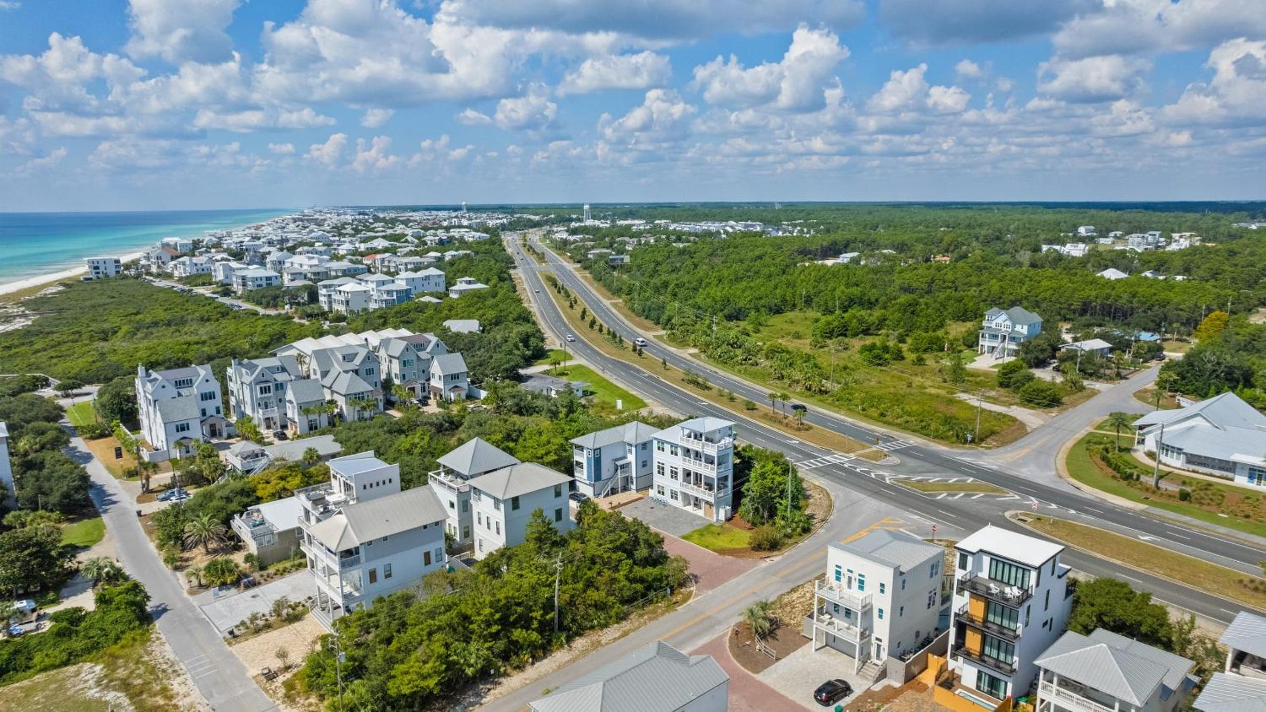 Spacious Coastal Retreat Near Inlet Beach with Bikes Balconies Modern Design Bluewater View by Avantstay