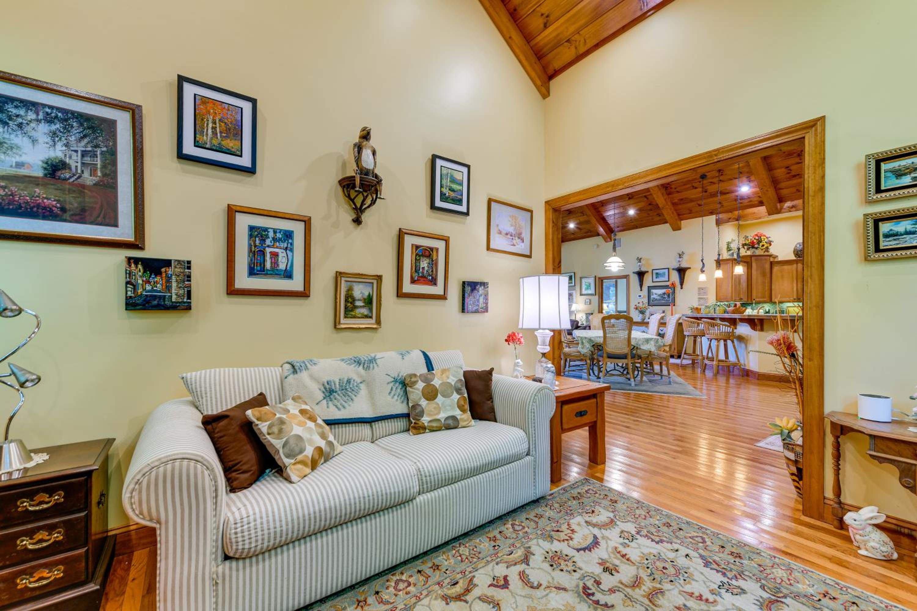 Fun with Family! Mtn-View Cabin with Deck in Sylva