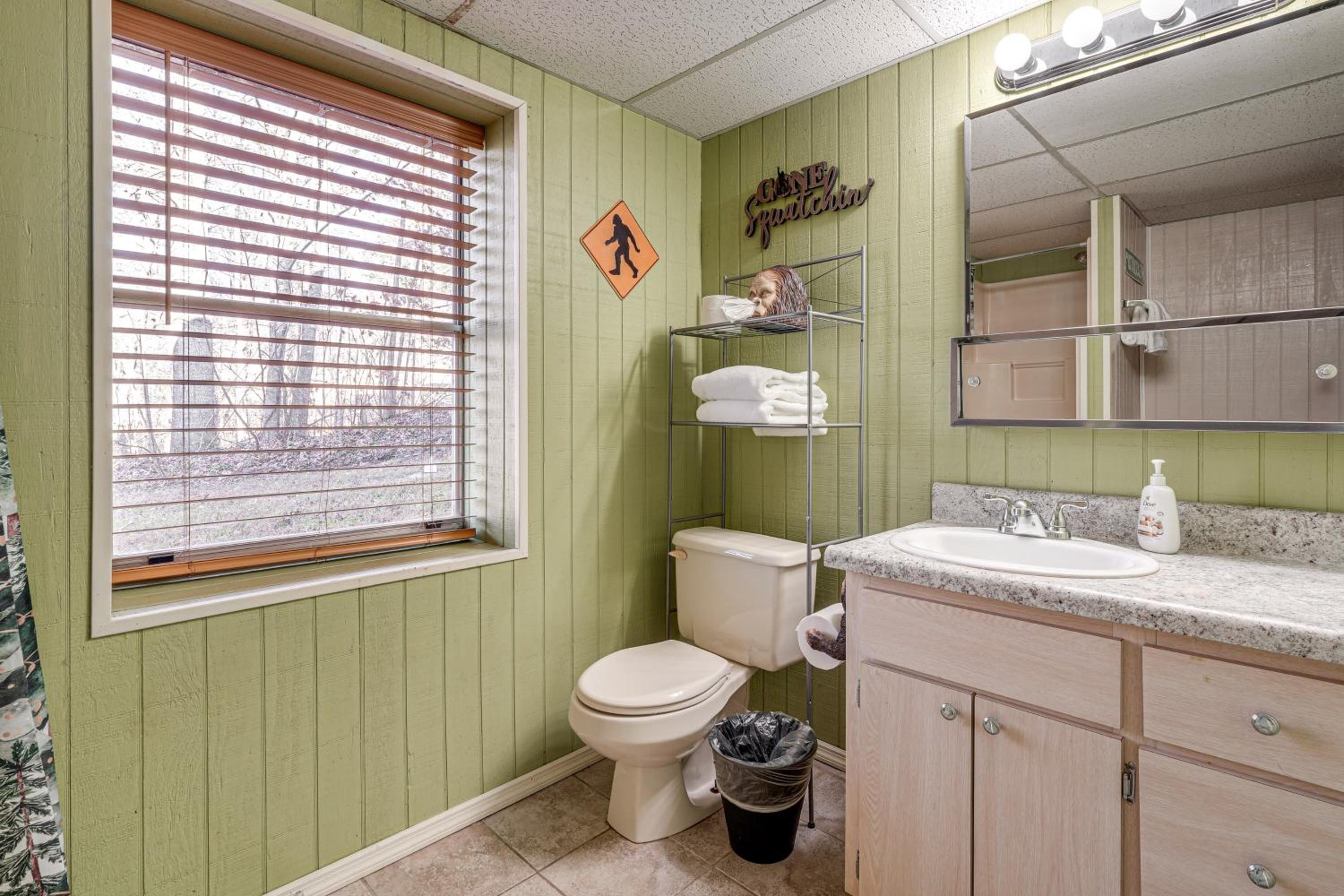 Hot Tub and Views! Squatchs Place in Blairsville