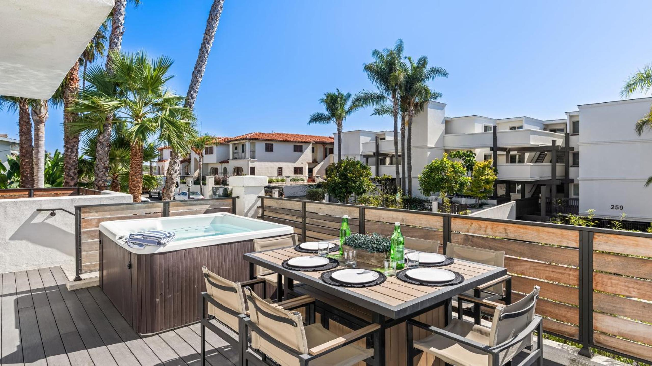 Walk to Beach Hot Tub Oceanview Deck 259 Trailhead Trestles 2 by AvantStay