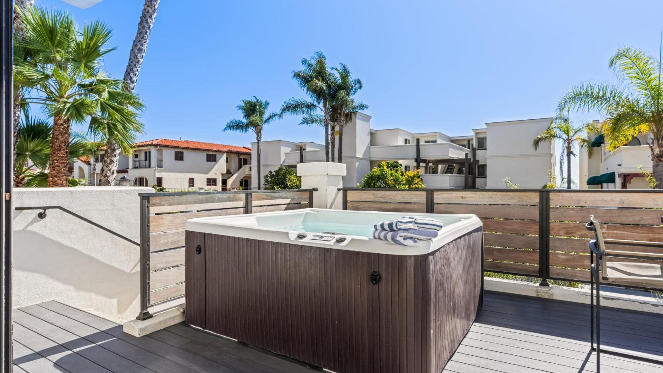 Walk to Beach Hot Tub Oceanview Deck 259 Trailhead Trestles 2 by AvantStay