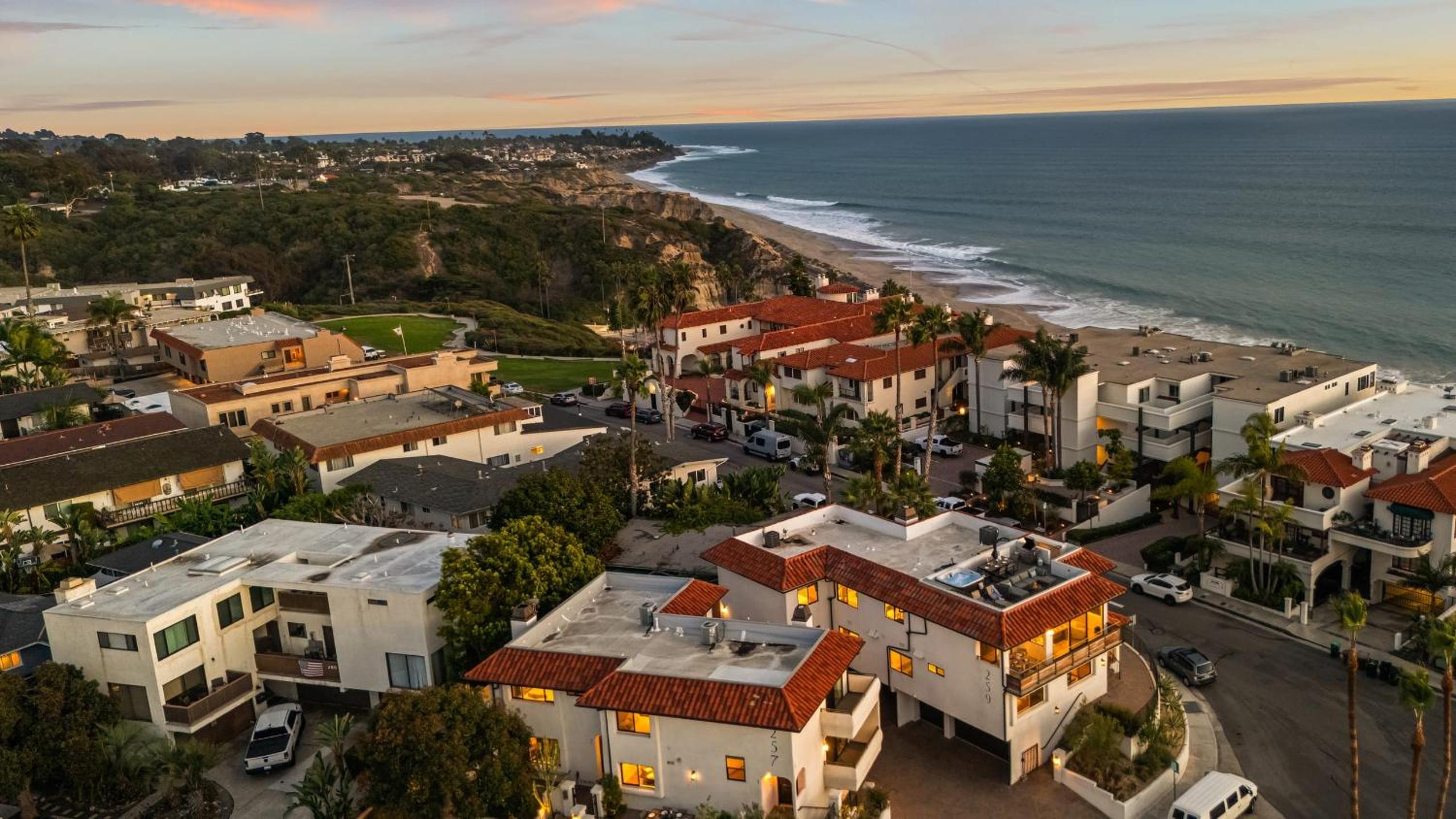 Walk to Beach Hot Tub Oceanview Deck 259 Trailhead Trestles 2 by AvantStay