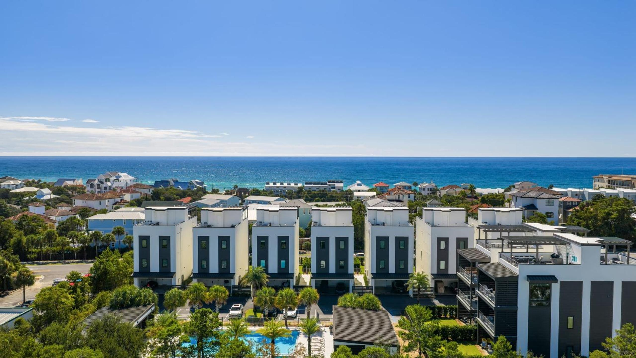 Rooftop Deck w Gulf Views Game Room Modern 30A by AvantStay
