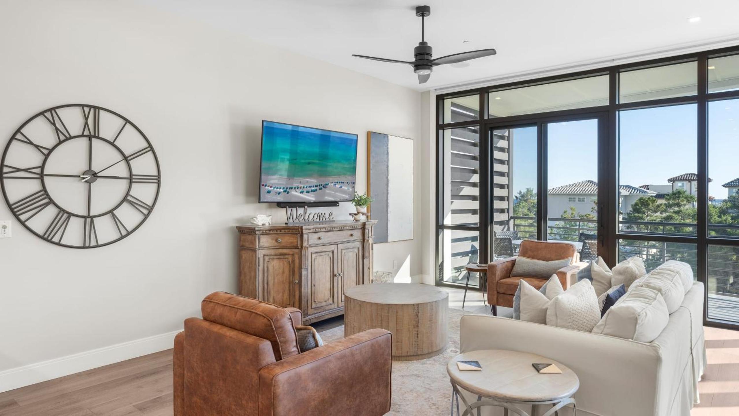 Rooftop Deck w Gulf Views Game Room Modern 30A by AvantStay