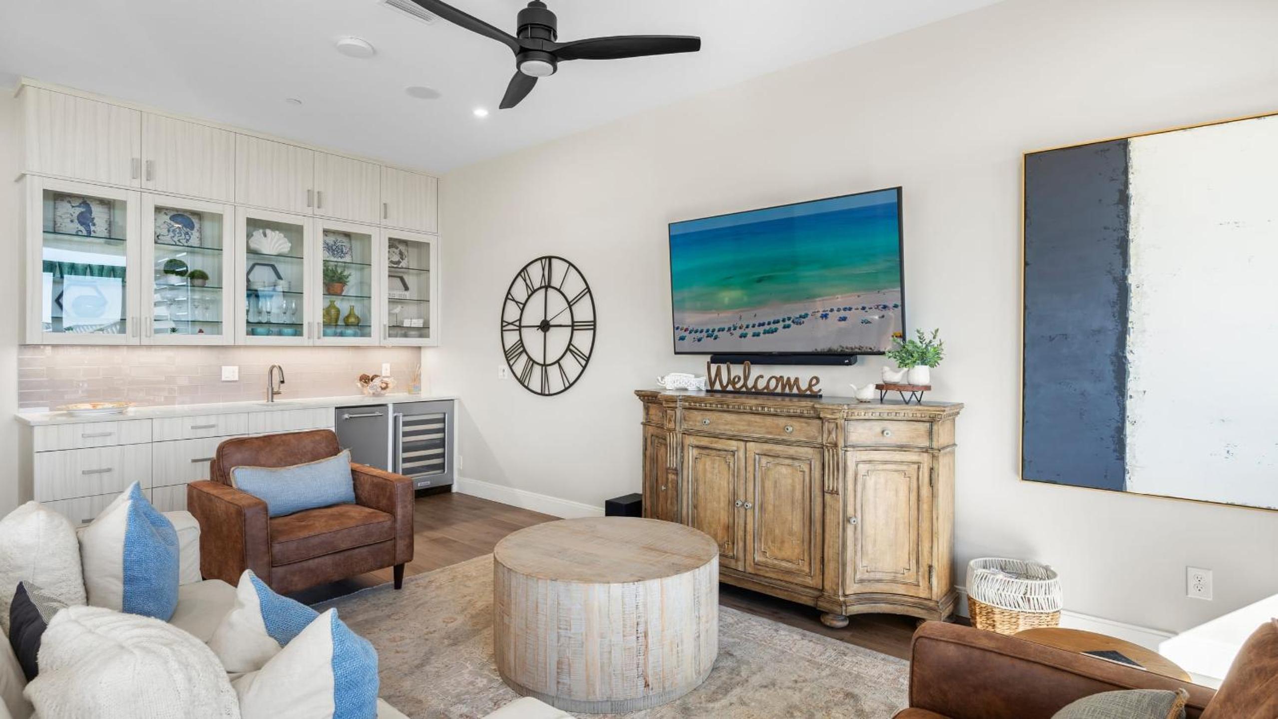 Rooftop Deck w Gulf Views Game Room Modern 30A by AvantStay