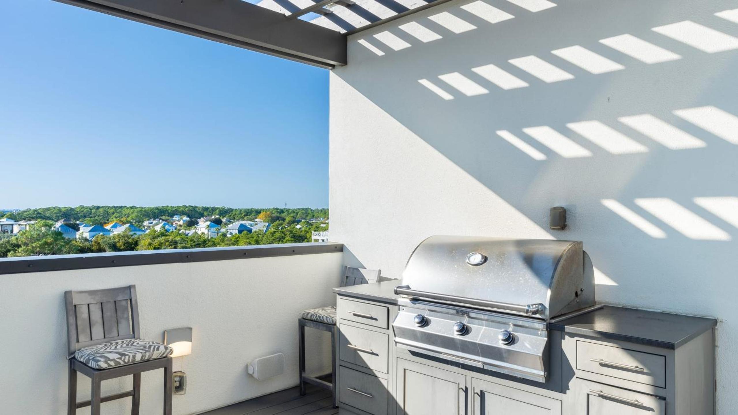 Rooftop Deck w Gulf Views Game Room Modern 30A by AvantStay