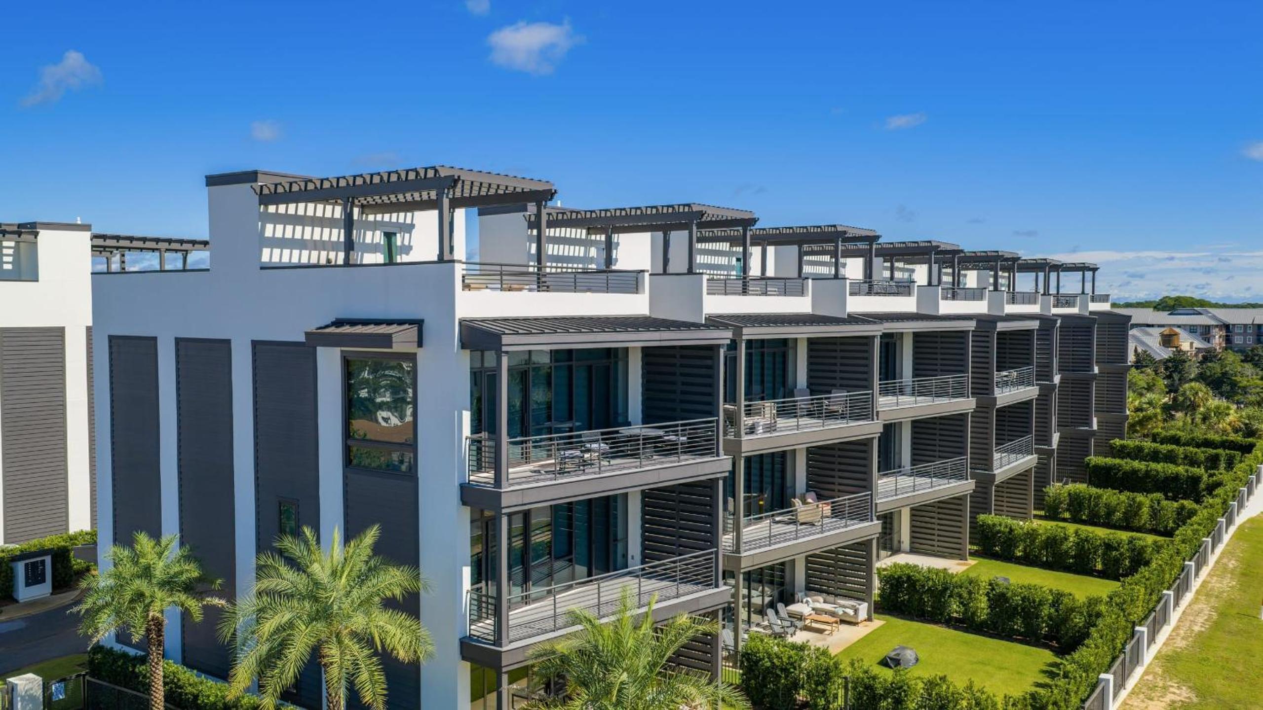 Rooftop Deck w Gulf Views Game Room Modern 30A by AvantStay