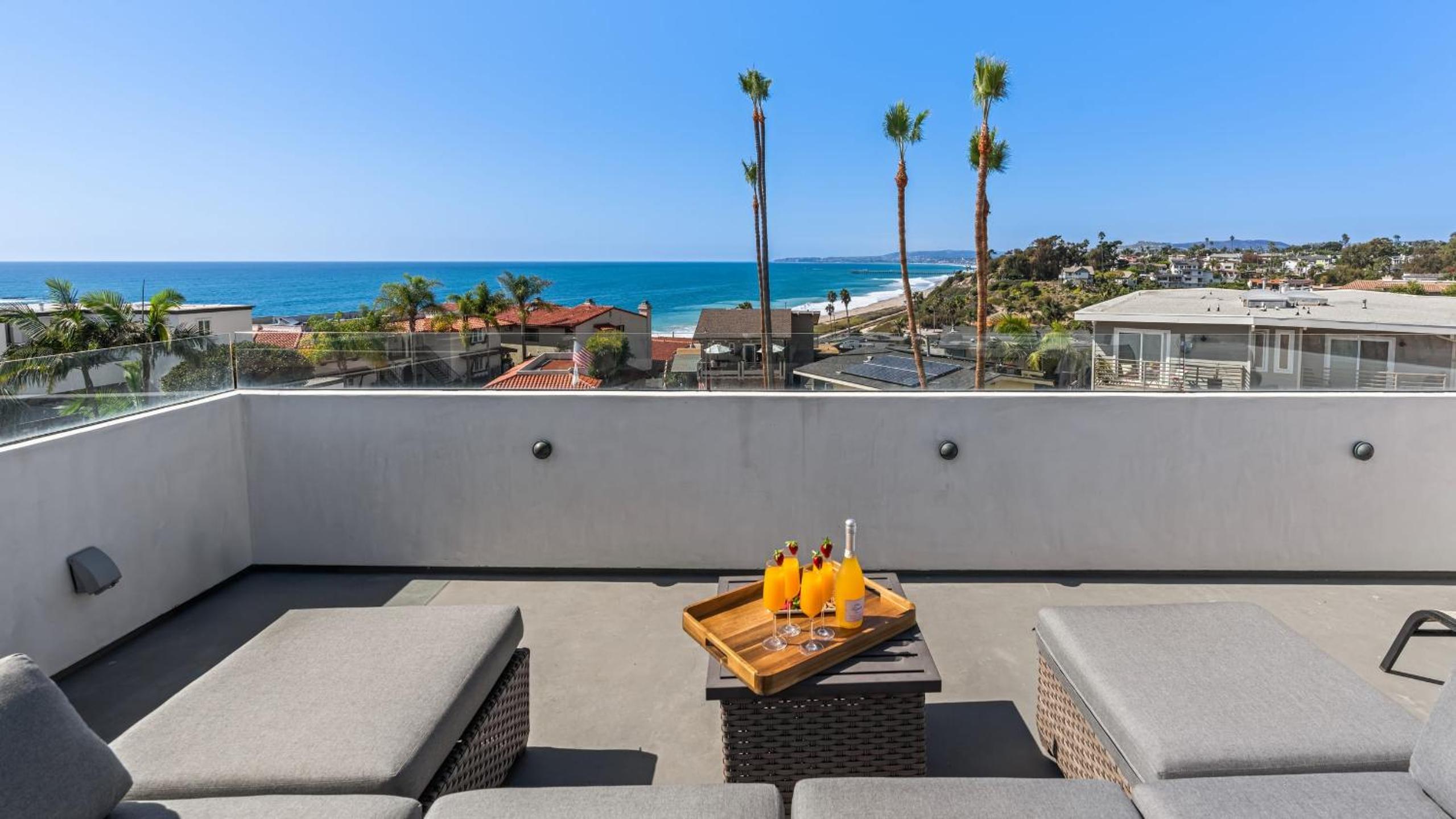 Rooftop w Hot Tub Firepit Ocean Views 259 Trailhead Trestles 1 by AvantStay