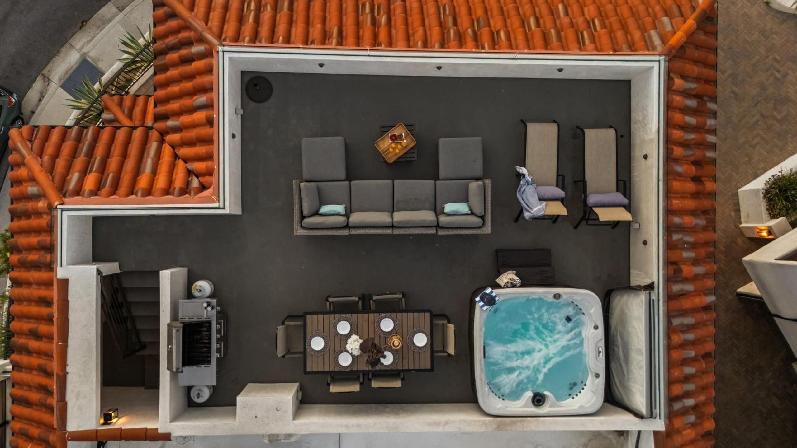 Rooftop w Hot Tub Firepit Ocean Views 259 Trailhead Trestles 1 by AvantStay