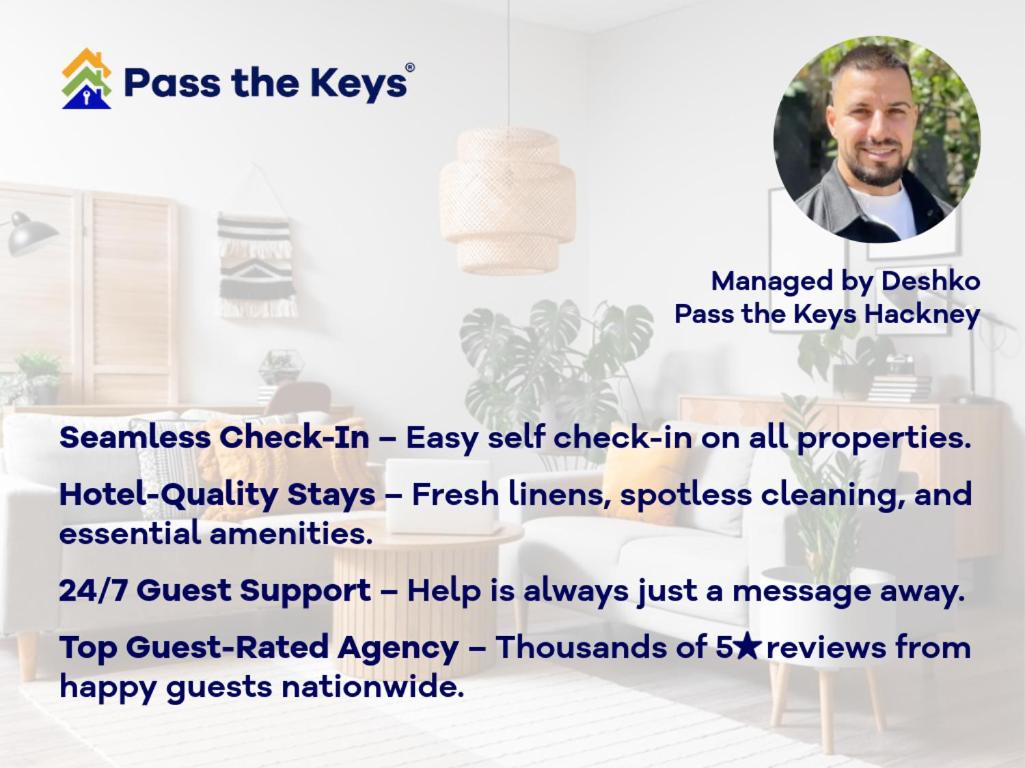 Stylish Balcony Apartment by London Fields - Pass the Keys