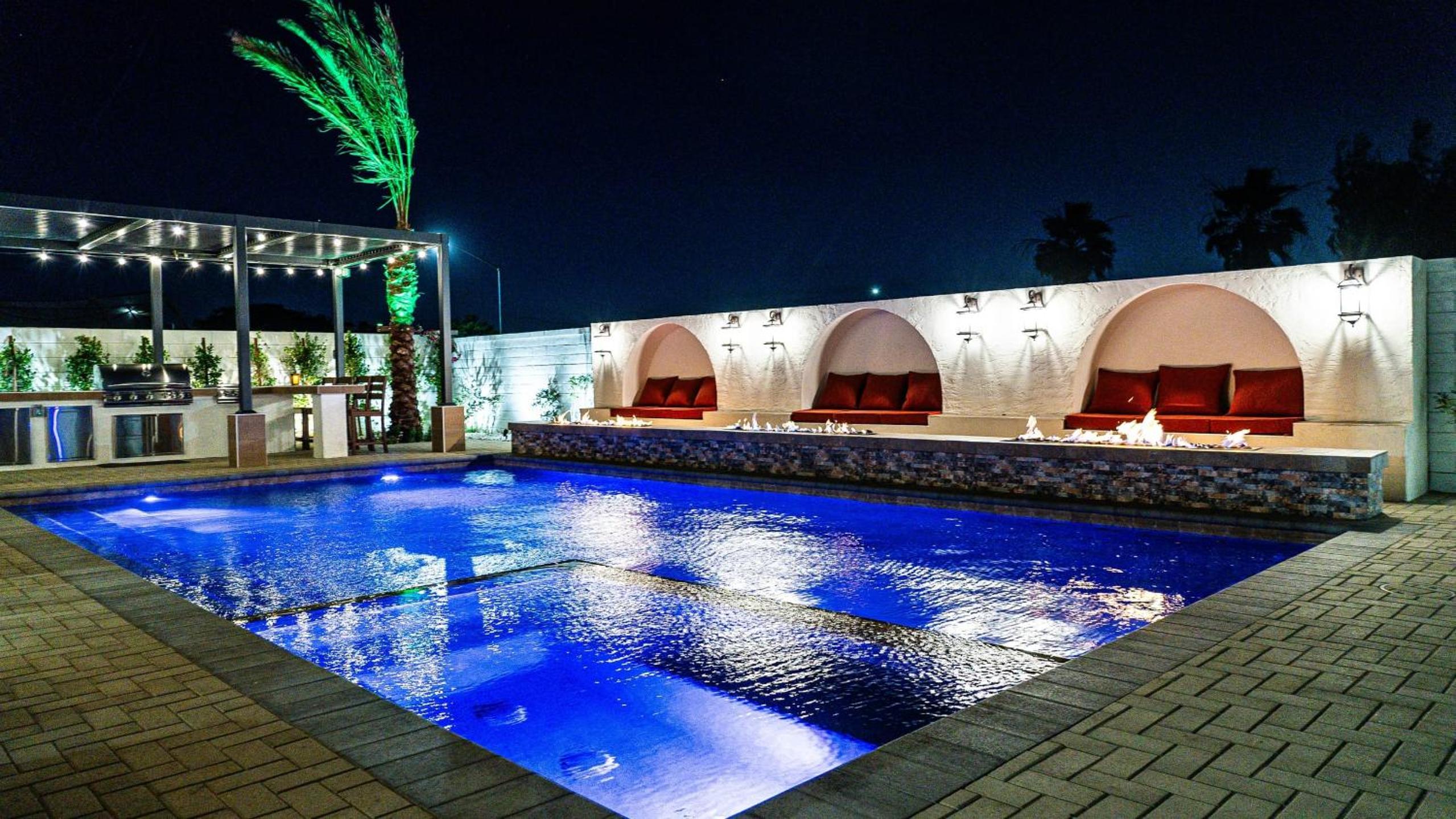Stylish Home w Pool Firepit Scenic Outdoor Living Casa Mirage by AvantStay