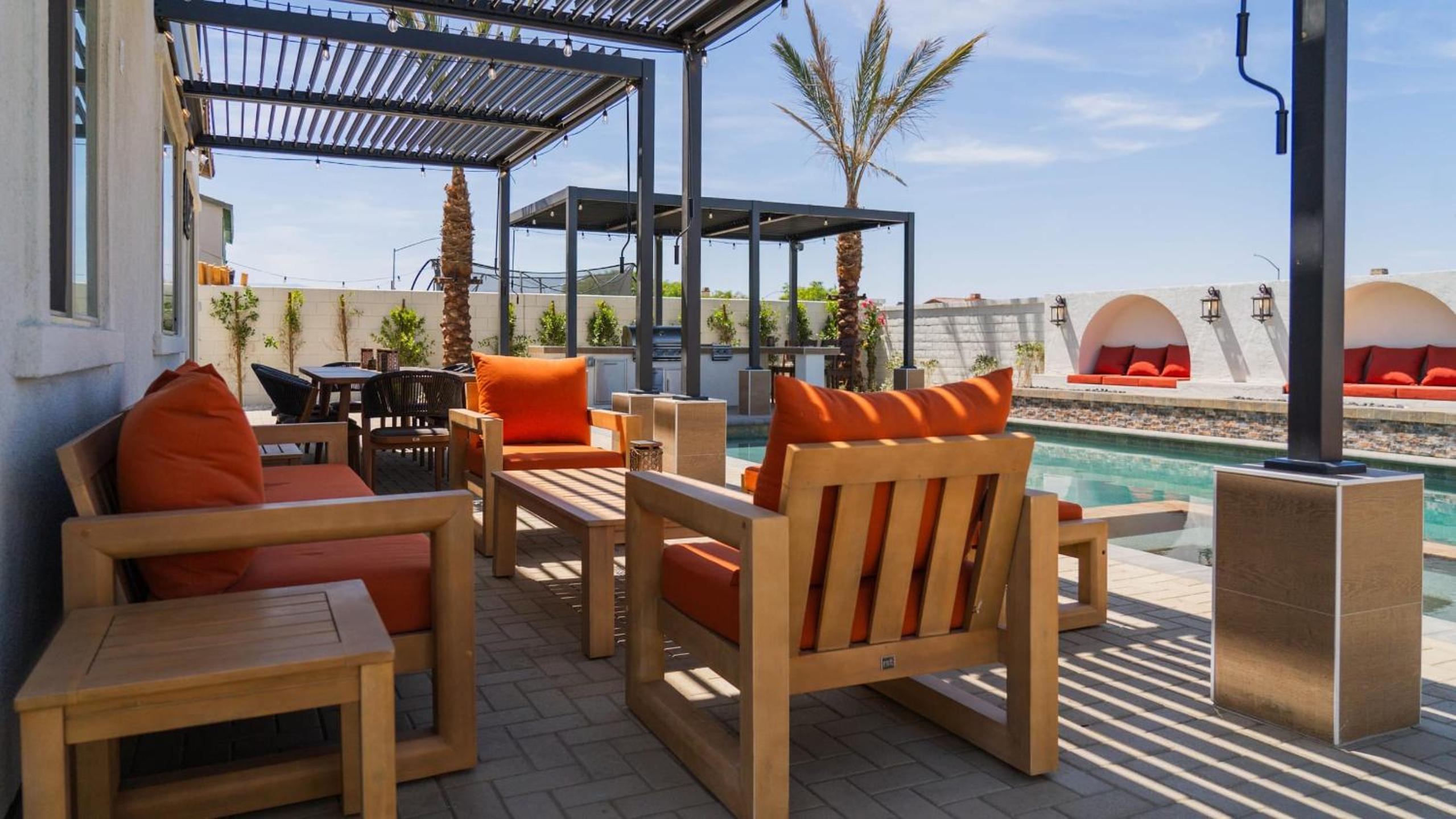 Stylish Home w Pool Firepit Scenic Outdoor Living Casa Mirage by AvantStay