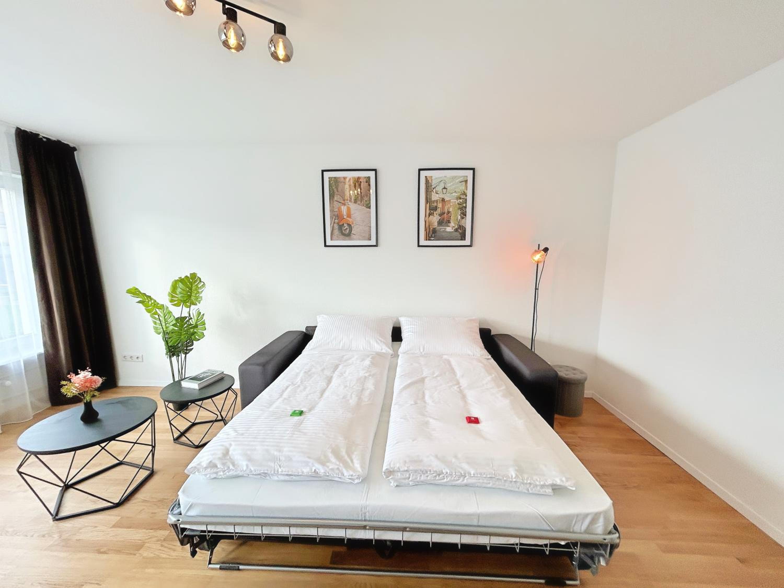 Basilisk Homes - in Grenzach-Wyhlen bei Basel - 4 x Moderne Fewos je 1bis2, 1bis4 oder 1bis6 Pers mit Küche und Balkon oder Terrasse - Parkplätze vorhanden