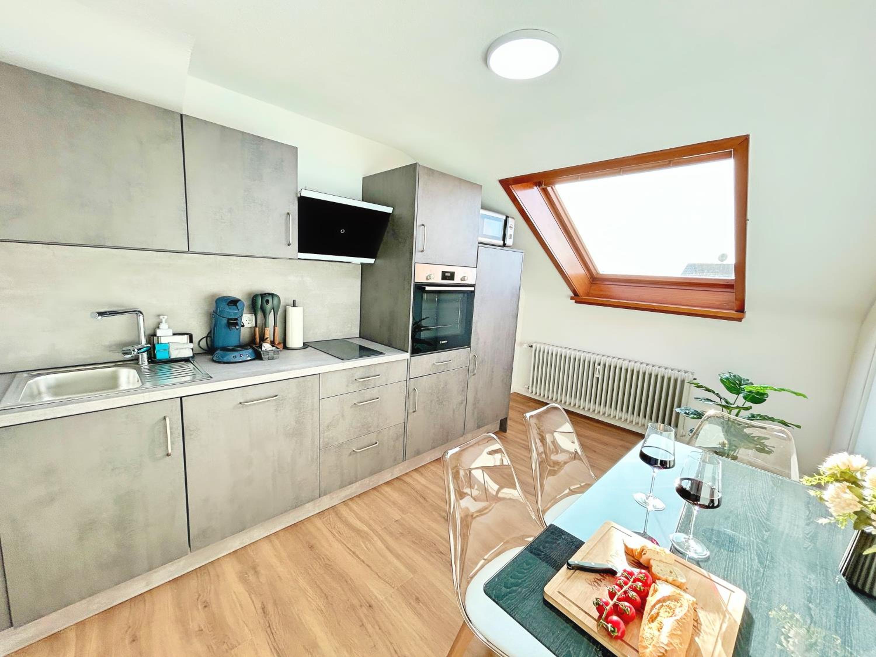 Basilisk Homes - in Grenzach-Wyhlen bei Basel - 4 x Moderne Fewos je 1bis2, 1bis4 oder 1bis6 Pers mit Küche und Balkon oder Terrasse - Parkplätze vorhanden