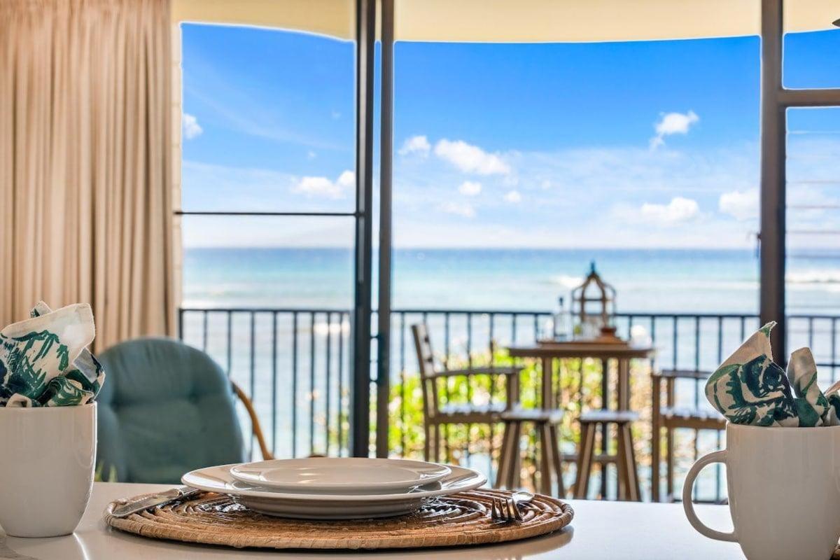 Kahana Reef 203 · KR 203 Direct Ocean View 1BD in Kahana Maui
