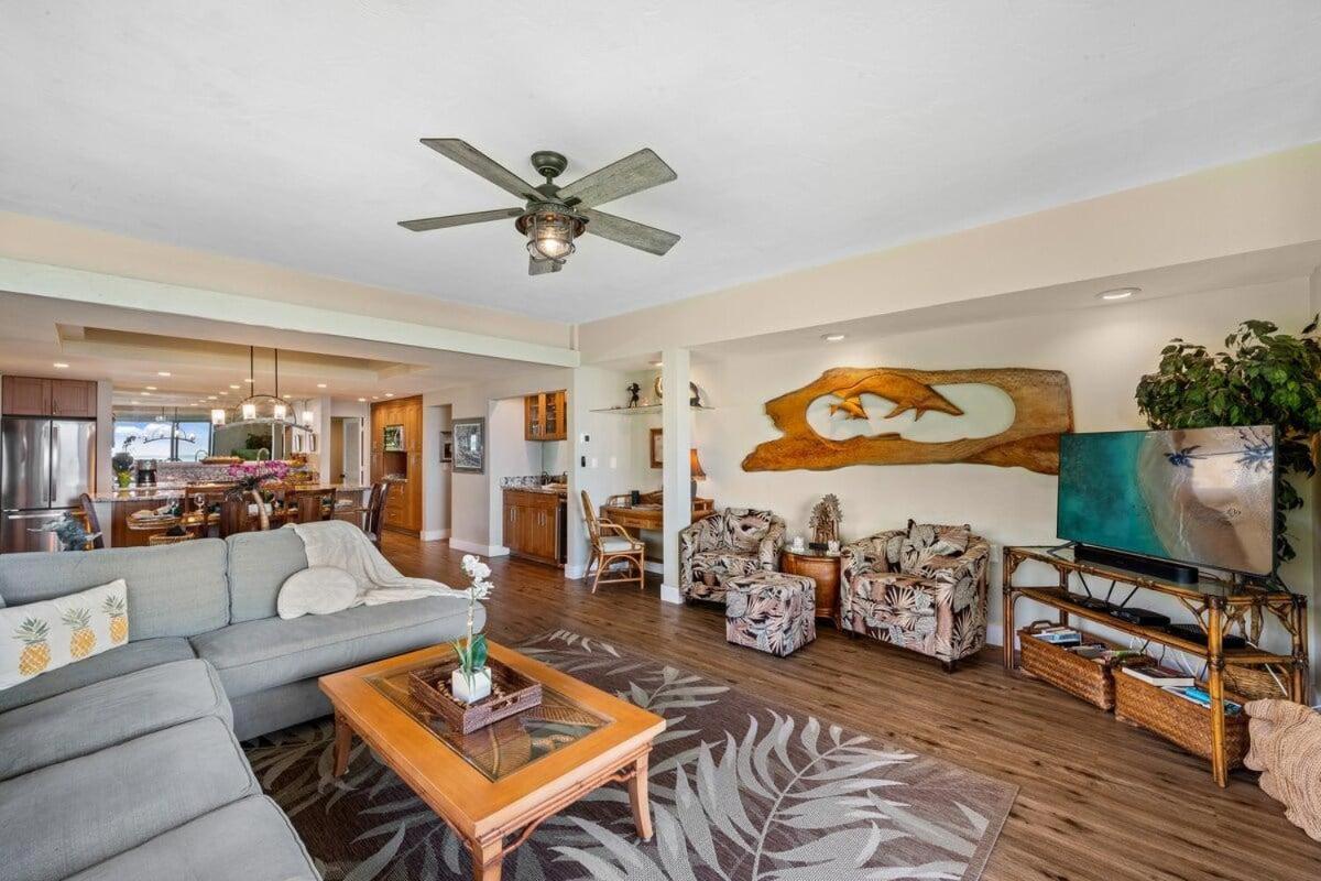 Kahana Village 36 · KHV 36 Oceanfront 3BD Kahana Condo, Beach &