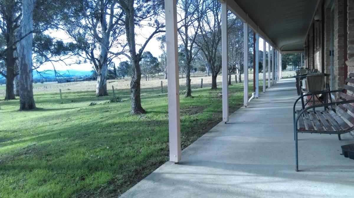 outdoor BBQ area