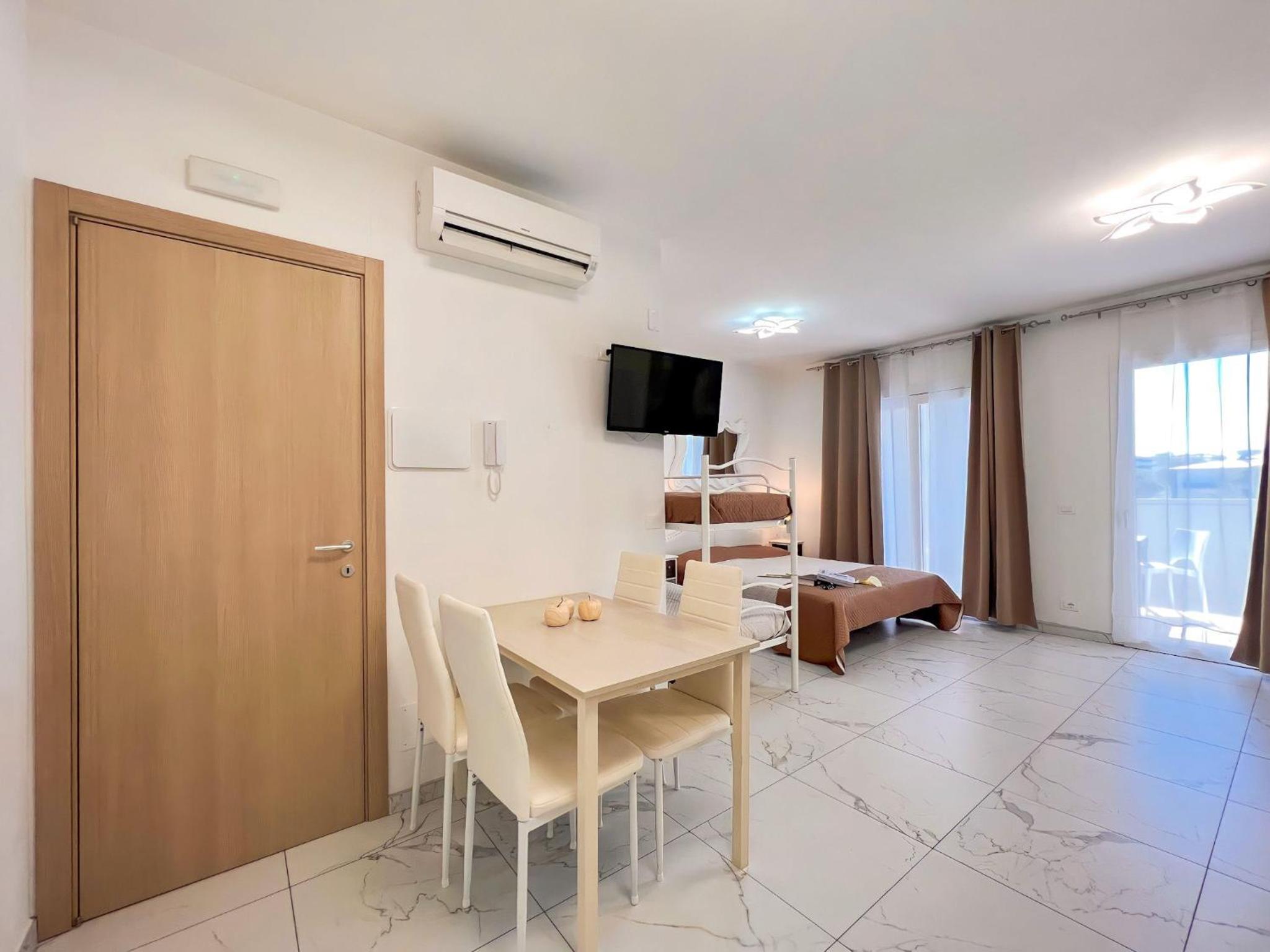 Bright studio close to the sea